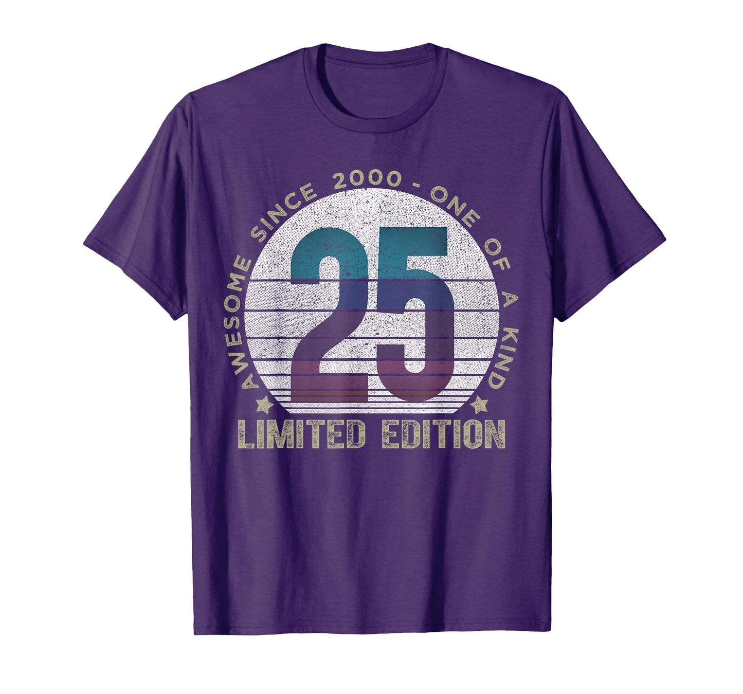 25 Year Old Gifts Vintage 2000 Limited Edition 25th Birthday T-Shirt