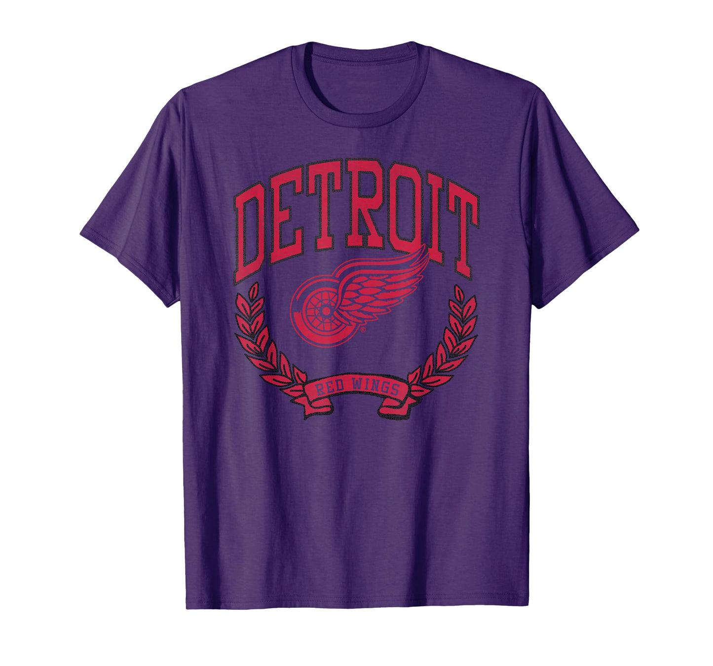 Detroit Red Wings Vintage Victory White Officially Licensed T-Shirt