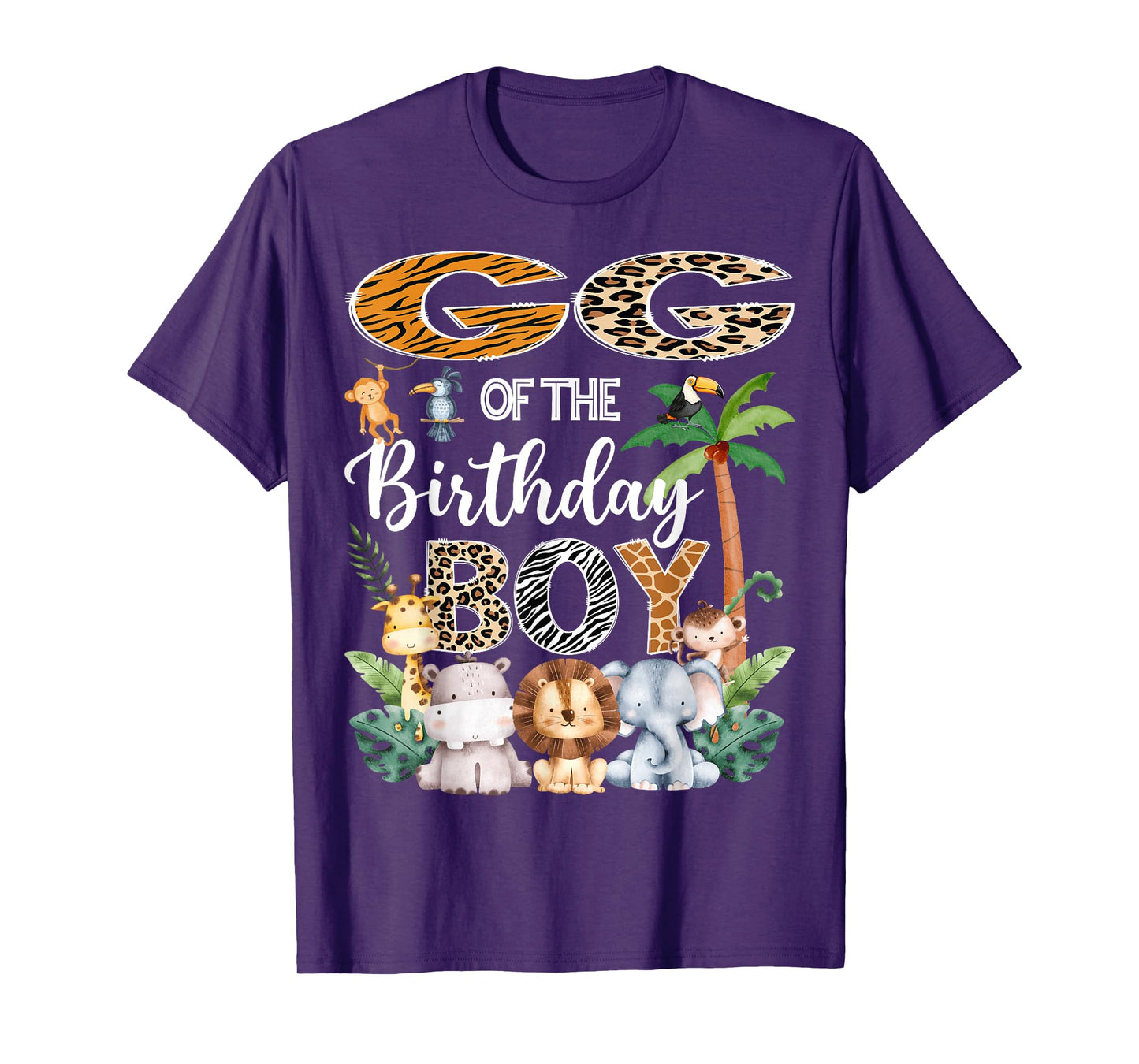 GG Of The Birthday Boy Safari Jungle Bday Party T-Shirt