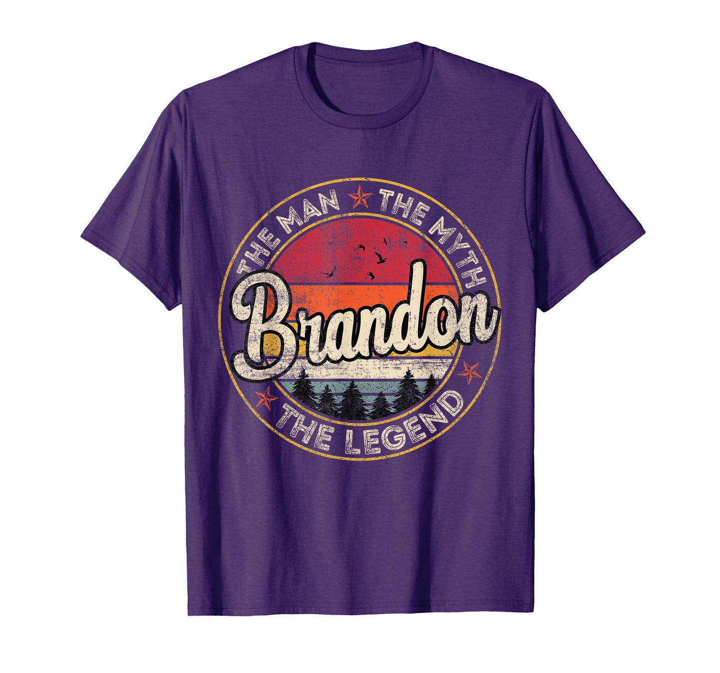 Brandon The Man The Myth The Legend Personalized Name T-Shirt