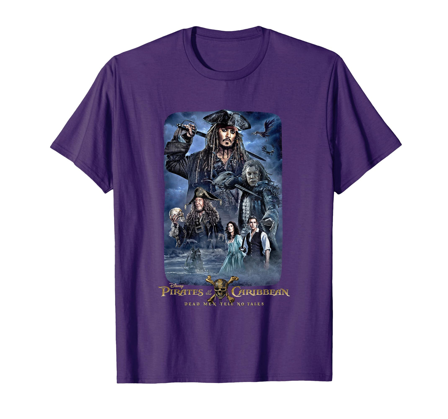 Disney Pirates of the Caribbean Tell No Tales Poster T-Shirt