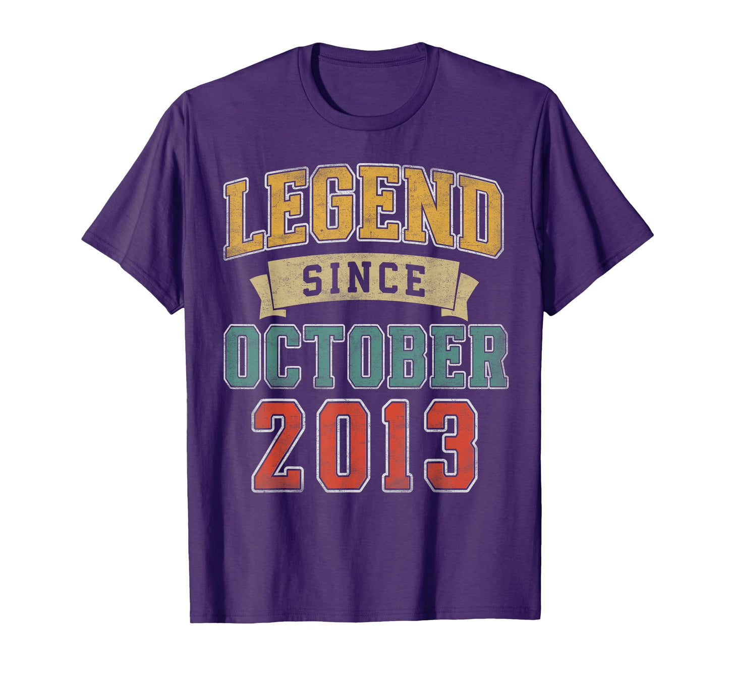 Legend October 2013 12th Birthday Boy Girl 12 Year Old T-Shirt
