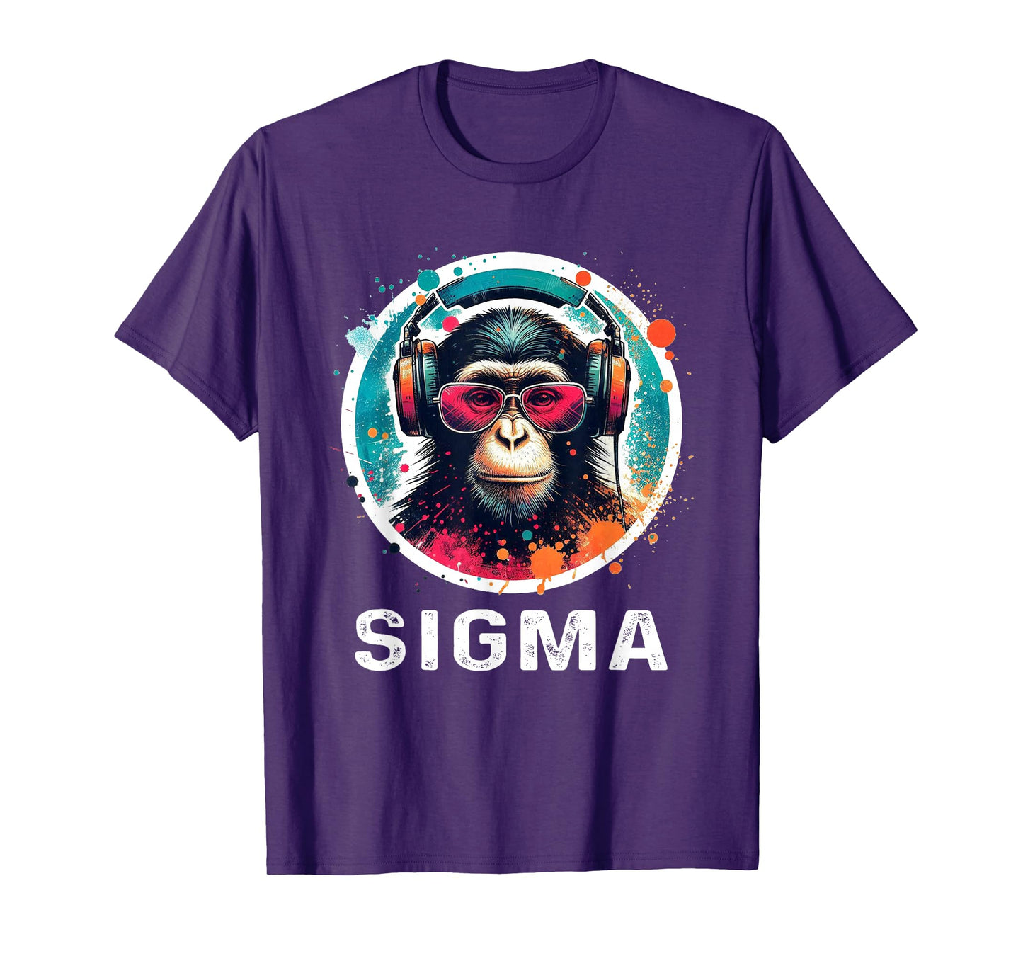 Sigma Meme Shirts Ironic Meme Shirt Funny Sigma Shirt Monkey T-Shirt