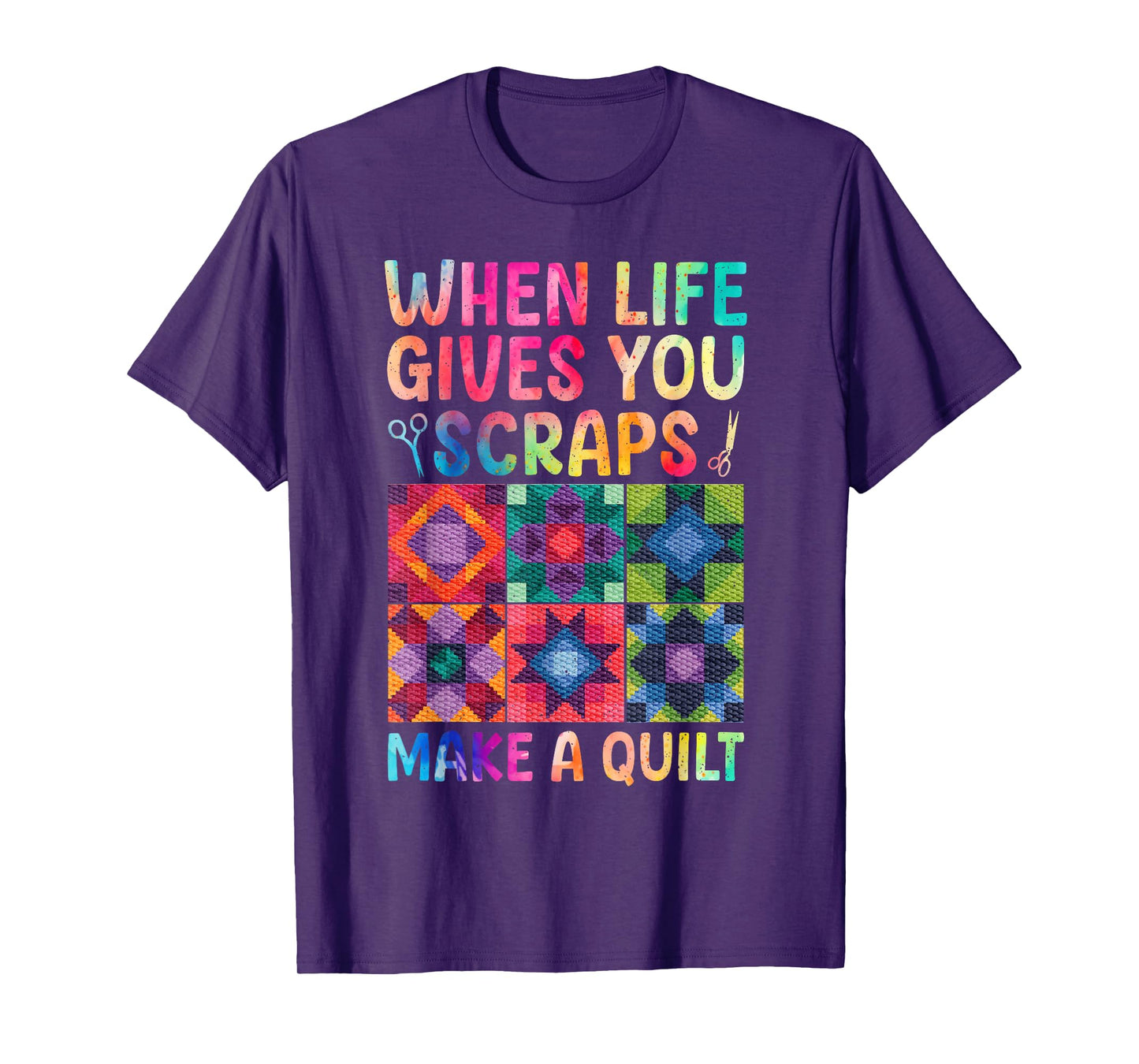Quilting Design for Women Grandma Quilt Lover Sewing Quilter T-Shirt