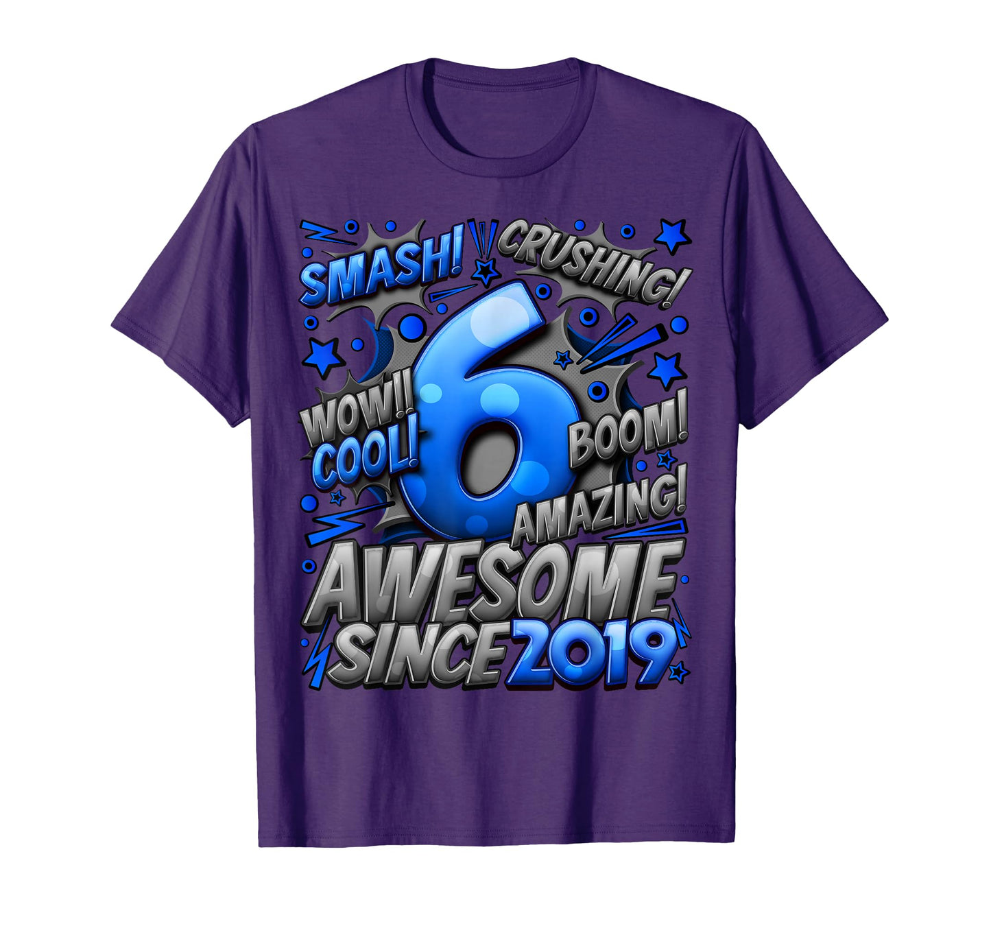 6 Year Old Gifts For Boys 6th Birthday Boy 6 Year Old Boy T-Shirt