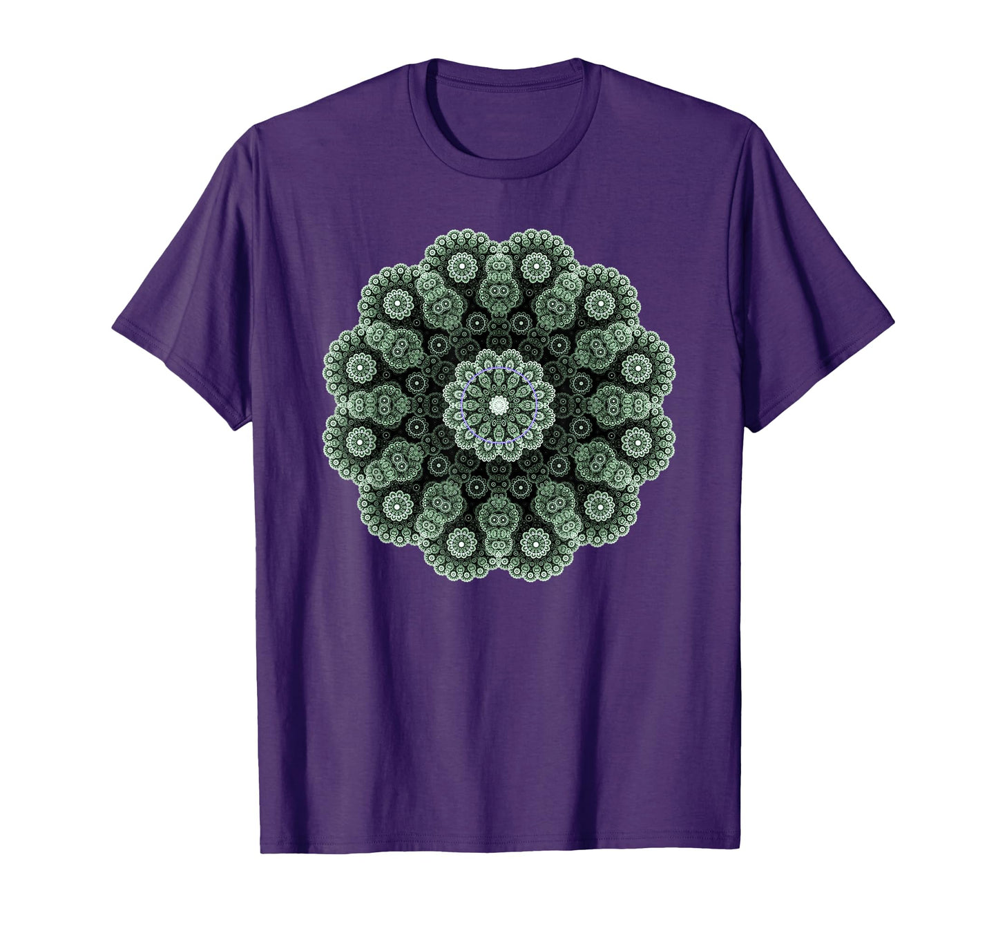 Mandala Sacred Geometry Prana Art Yoga Mantra Om Good Vibe T-Shirt