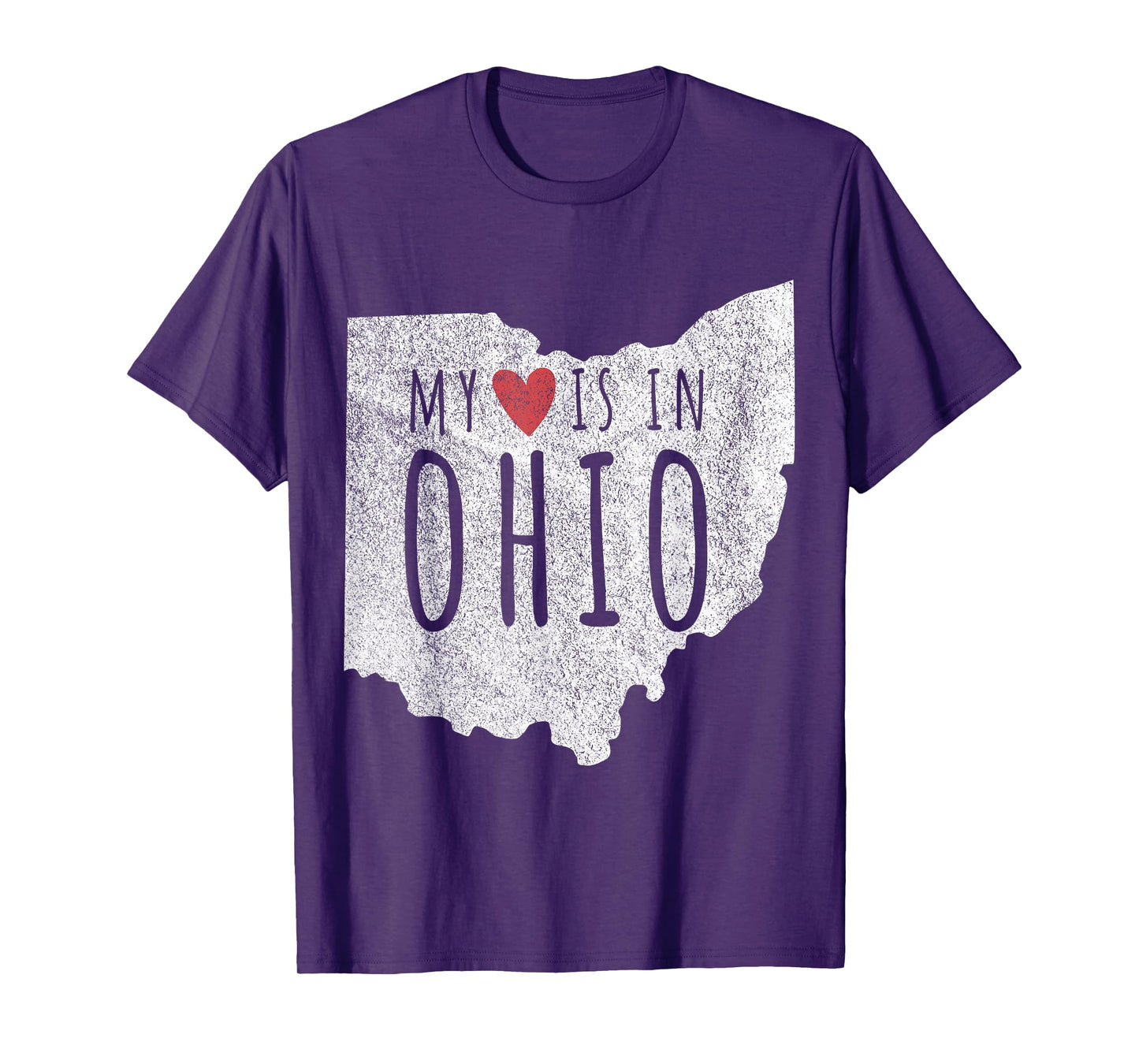 My Heart Is In Ohio Funny Ohio Roots Ohio Love T-Shirt