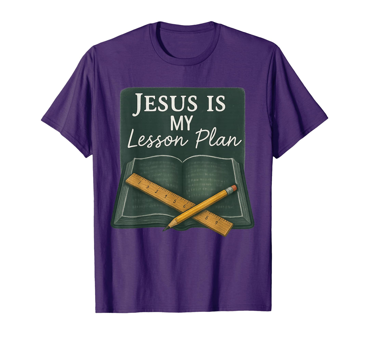 Jesus is My Lesson Plan Christian Teacher Faith T-Shirt