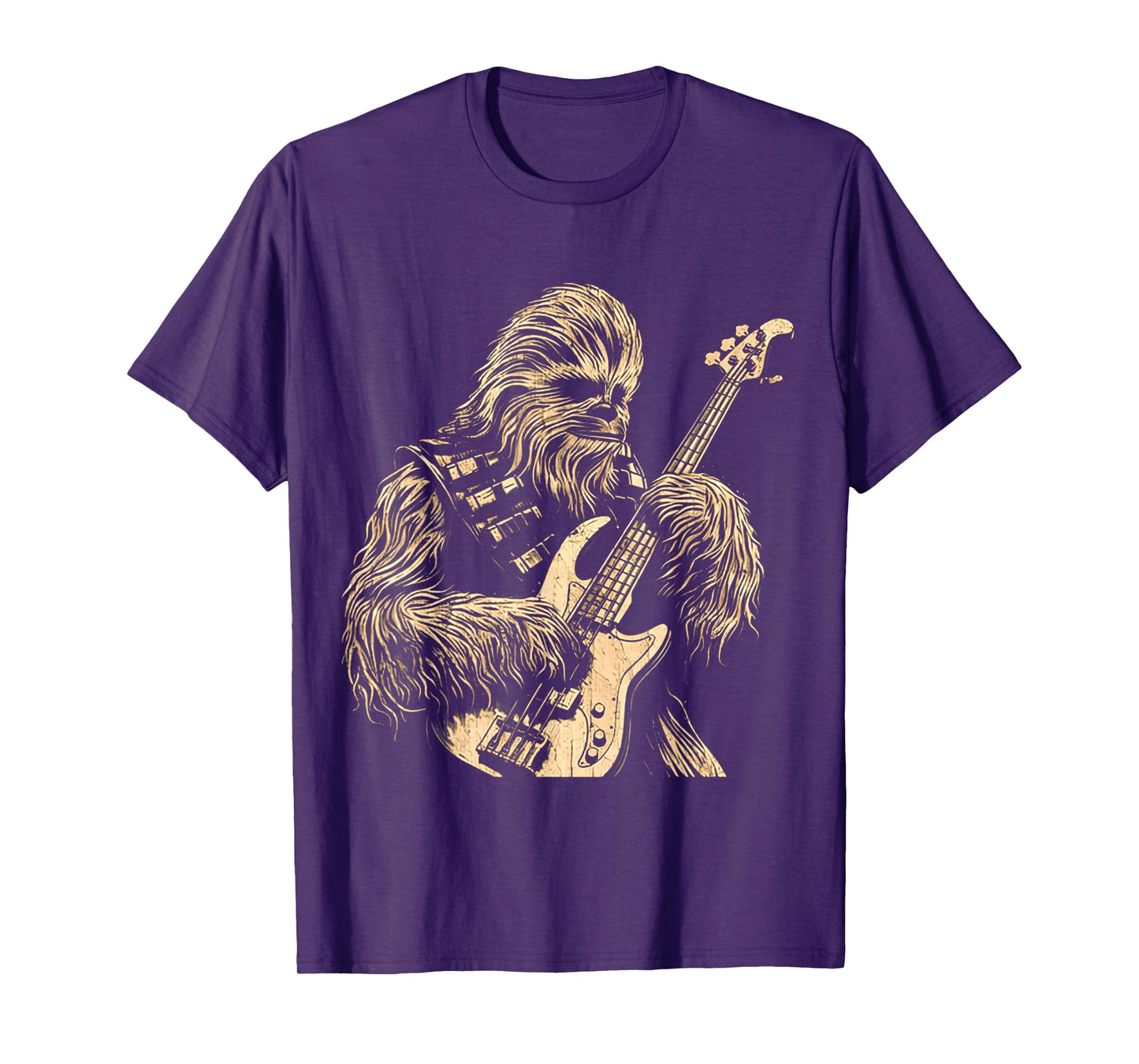 Chewie Playing Bass Guitar FUNNY MEME Chewie CUTE Chewie T-Shirt