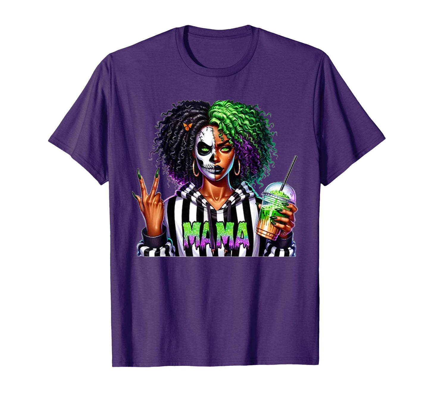 Scary Mama Costume Horror Halloween Mom T-Shirt