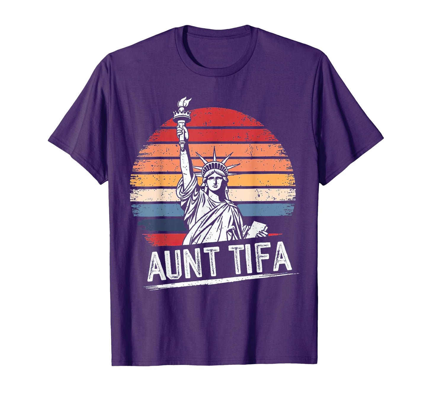 Funny Aunt Tifa Meme Retro Vintage T-Shirt
