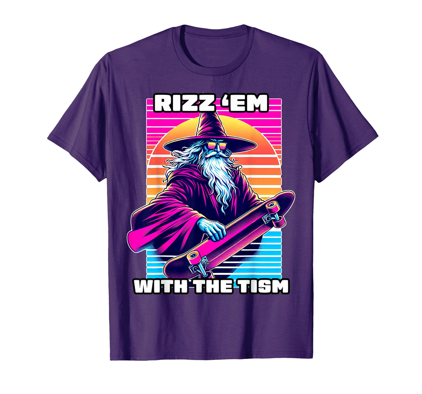 Rizz Em With The Tism Autism Awareness Funny Meme Boys Girls T-Shirt