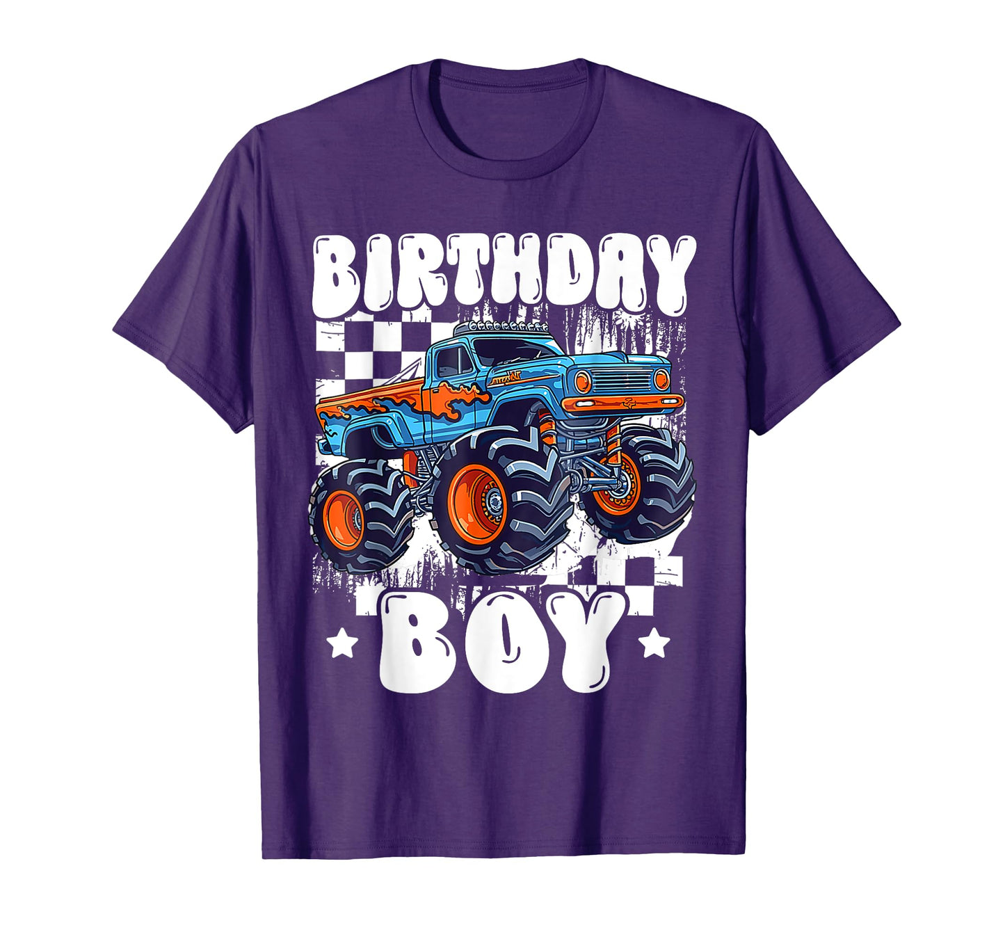 Kids Monster Truck Birthday Boy Birth day Party Family T-Shirt