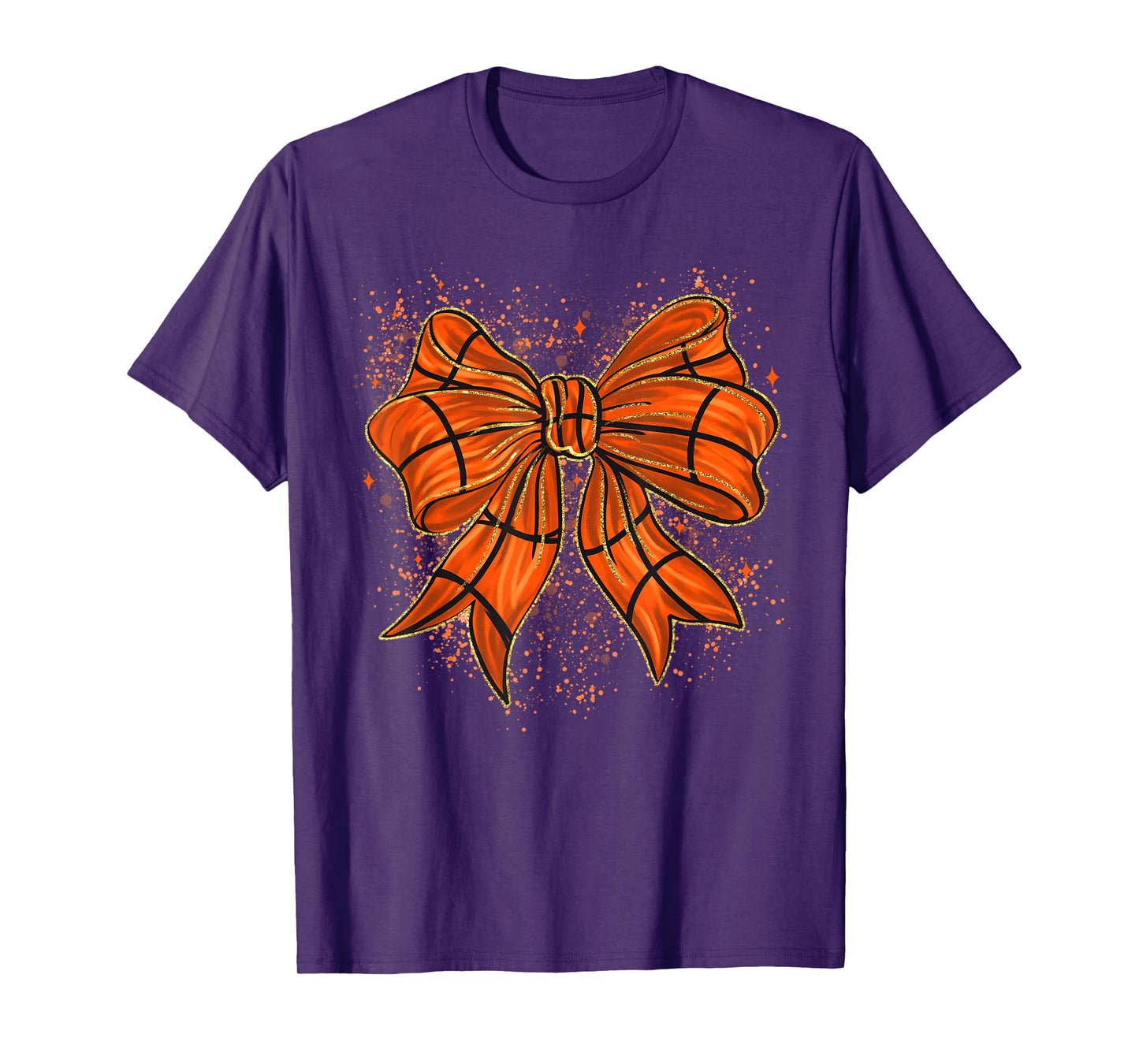 Cute Basketball Coquette Bow Basketball Bow Girls Game Day T-Shirt