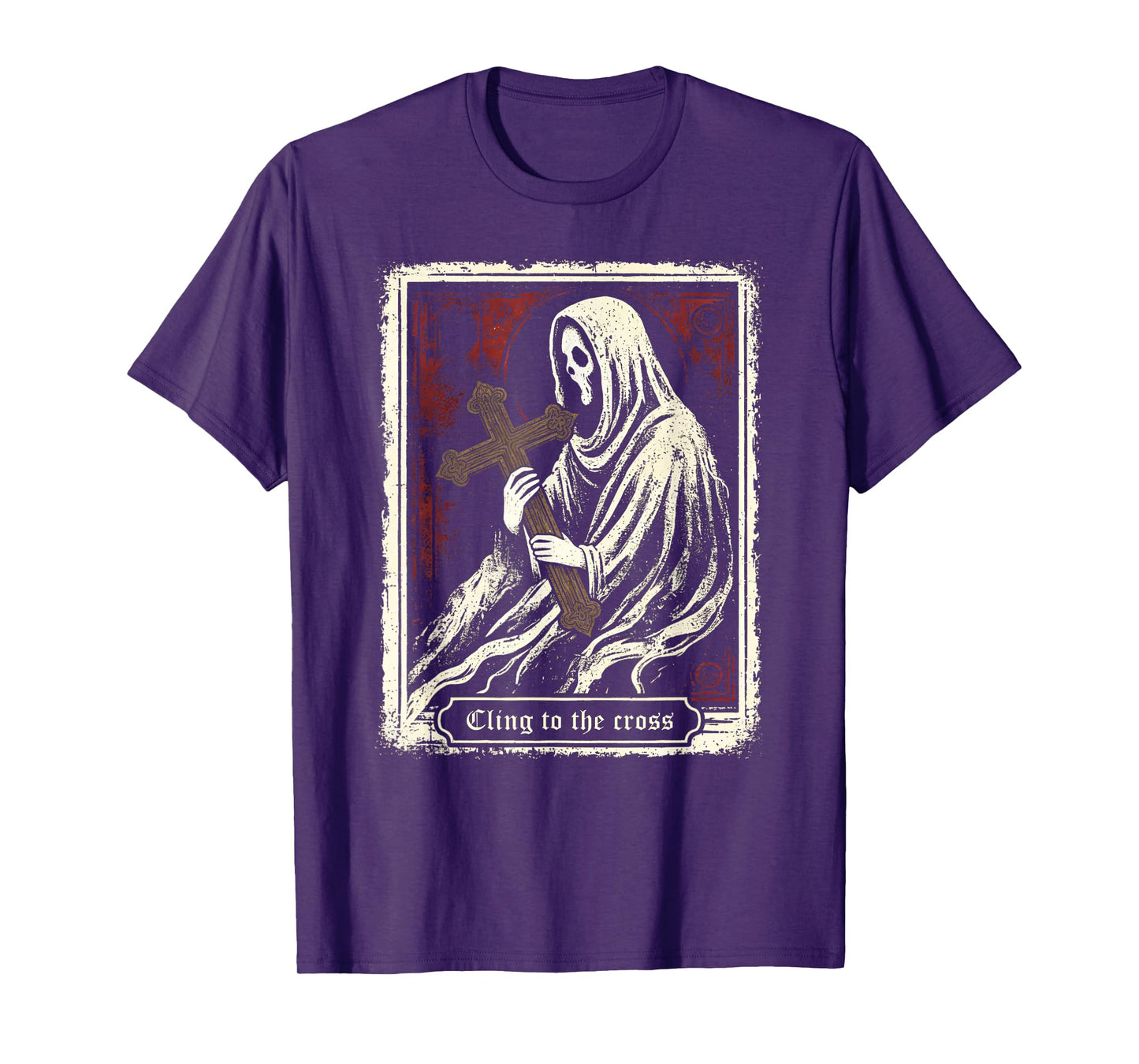 Christian Halloween Cling to The Cross T-Shirt