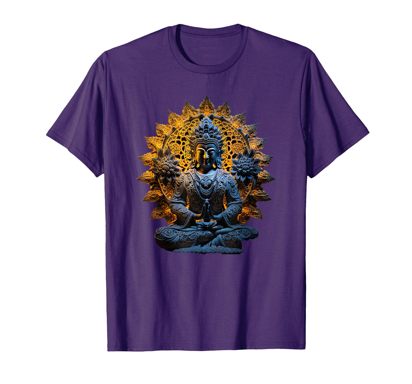 Buddha Statue Yoga Buddhist Zen Buddhism Meditation T-Shirt