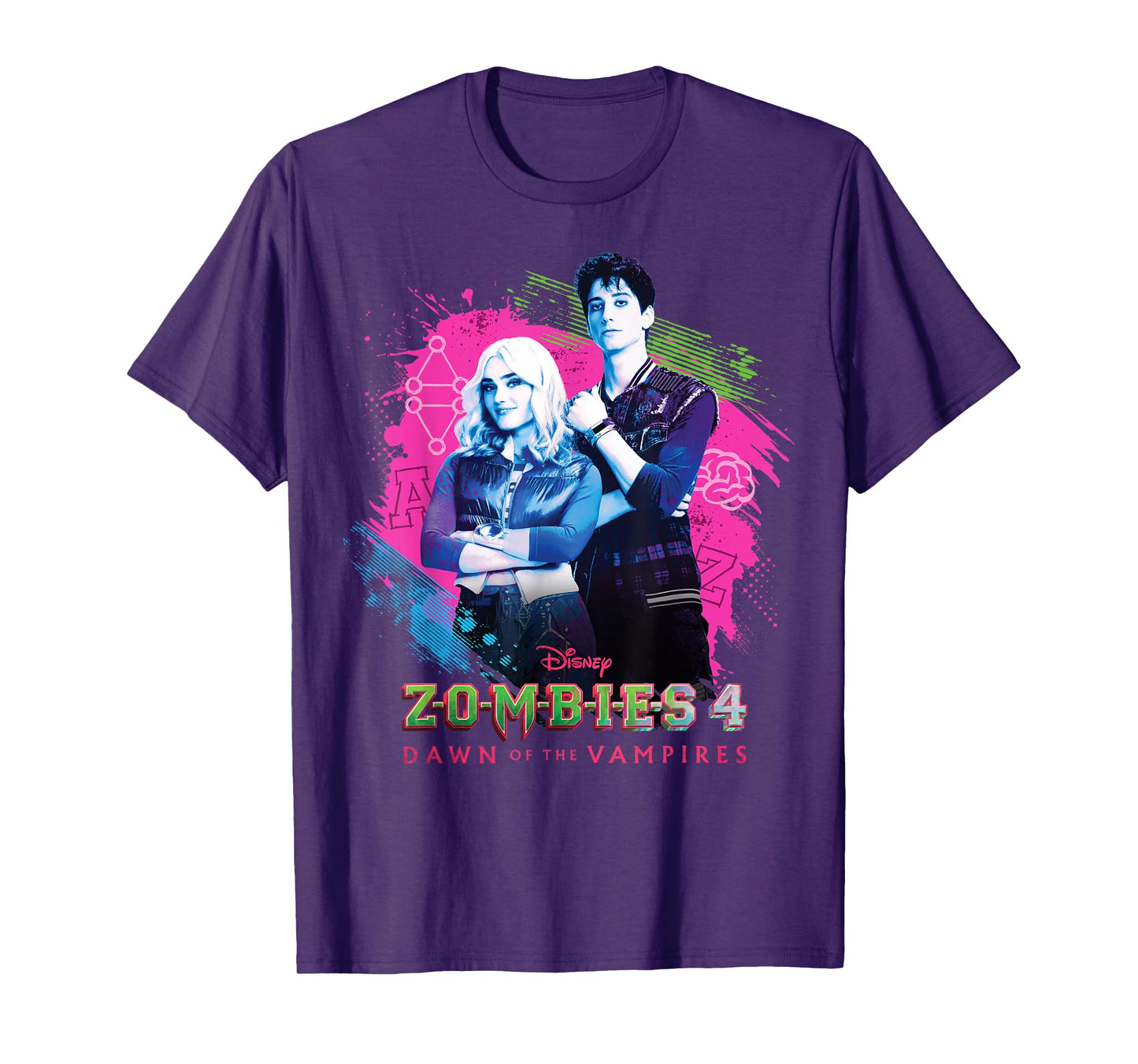 Disney ZOMBIES 4: Dawn of the Vampires Movie Zed & Addison T-Shirt