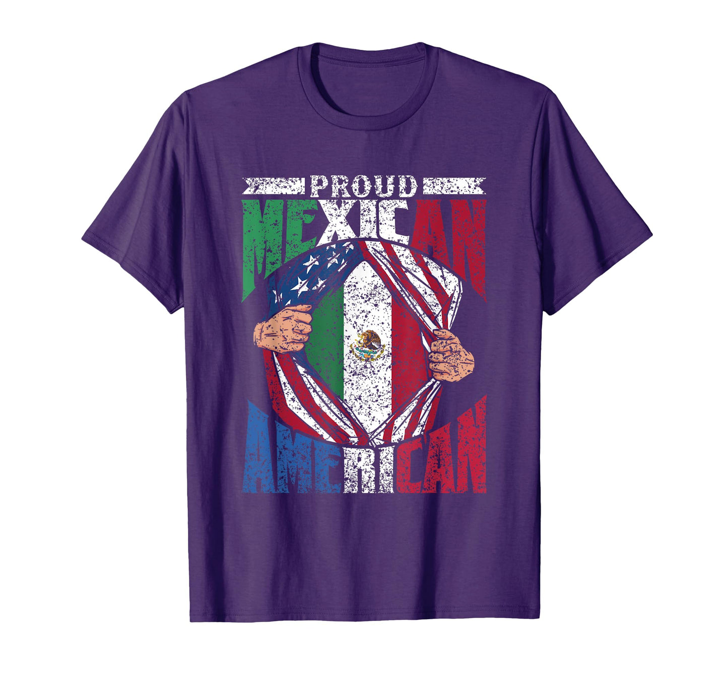 Proud Mexican American America Mexico Usa Mexican American T-Shirt