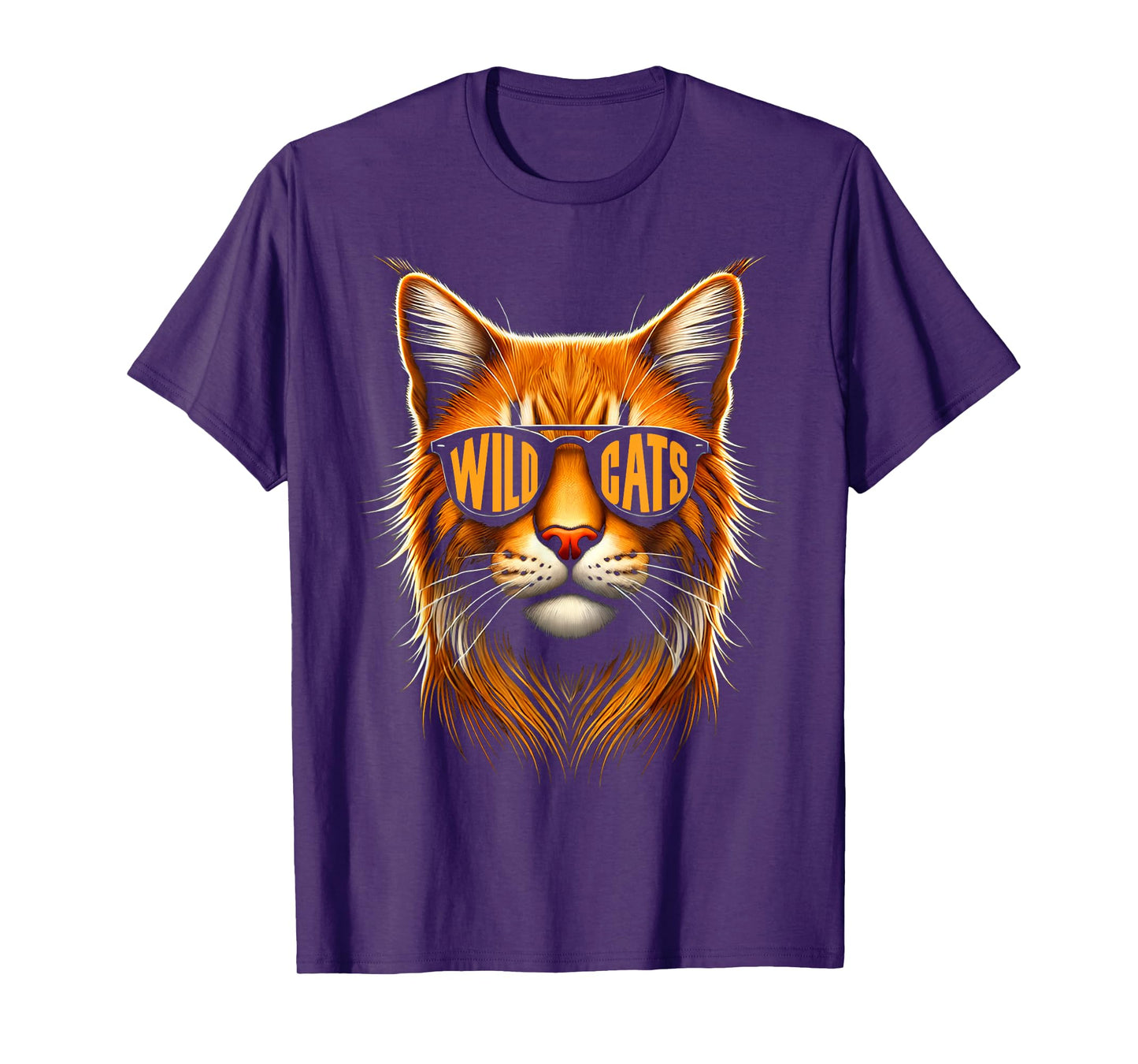 Vintage Wildcats Name Proud | Cat's Lovers Animal Evergreen T-Shirt