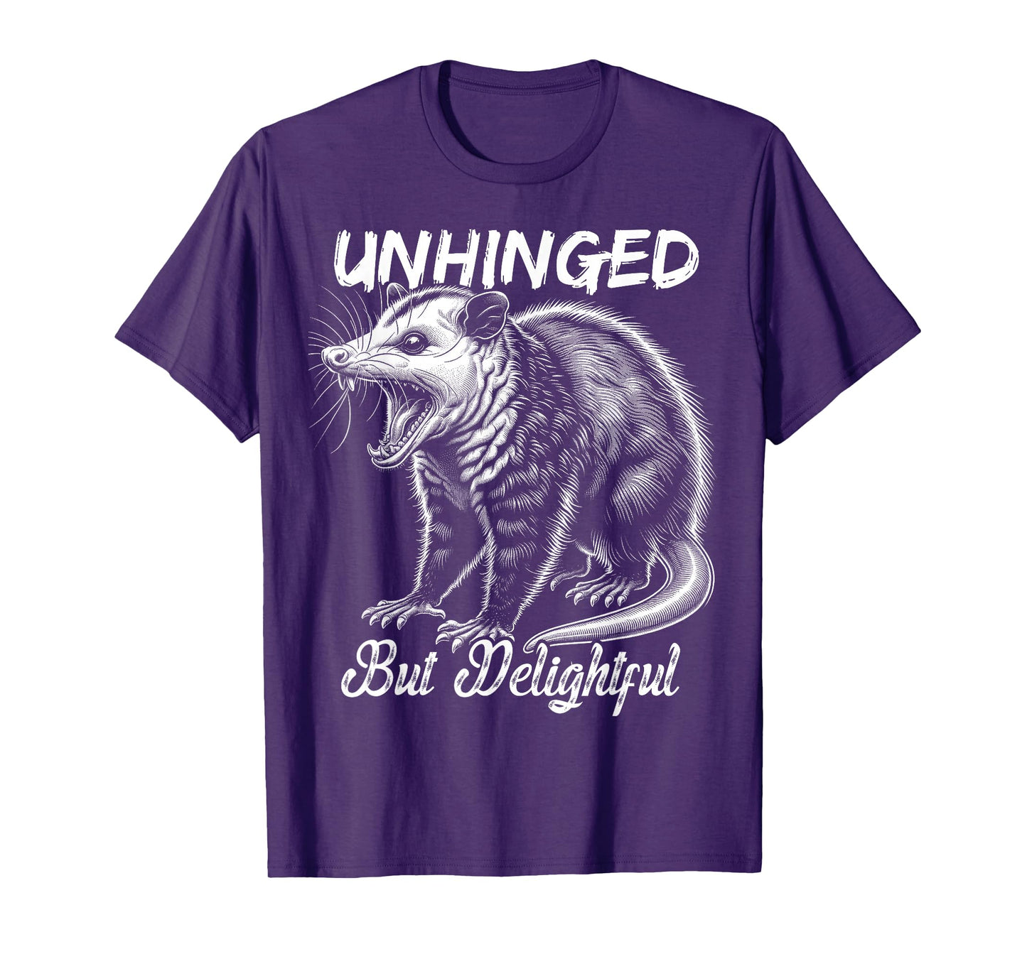 Opossum Funny Unhinged but Delightful Meme Possum Graphic T-Shirt