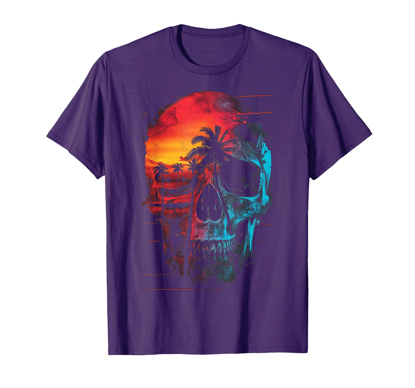 Beach Skull | Men Women XS - 6XL | Graphic T-Shirt