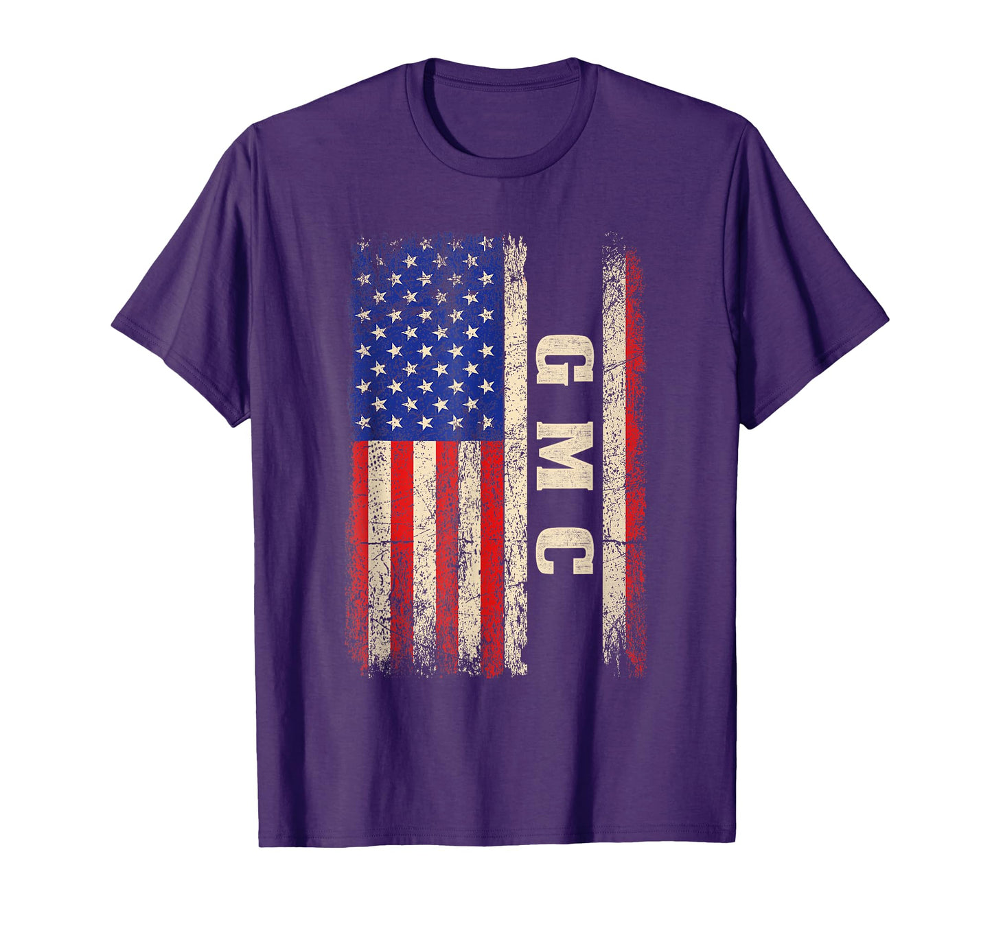GMC Last Name Shirt GMC Name American Flag T-Shirt