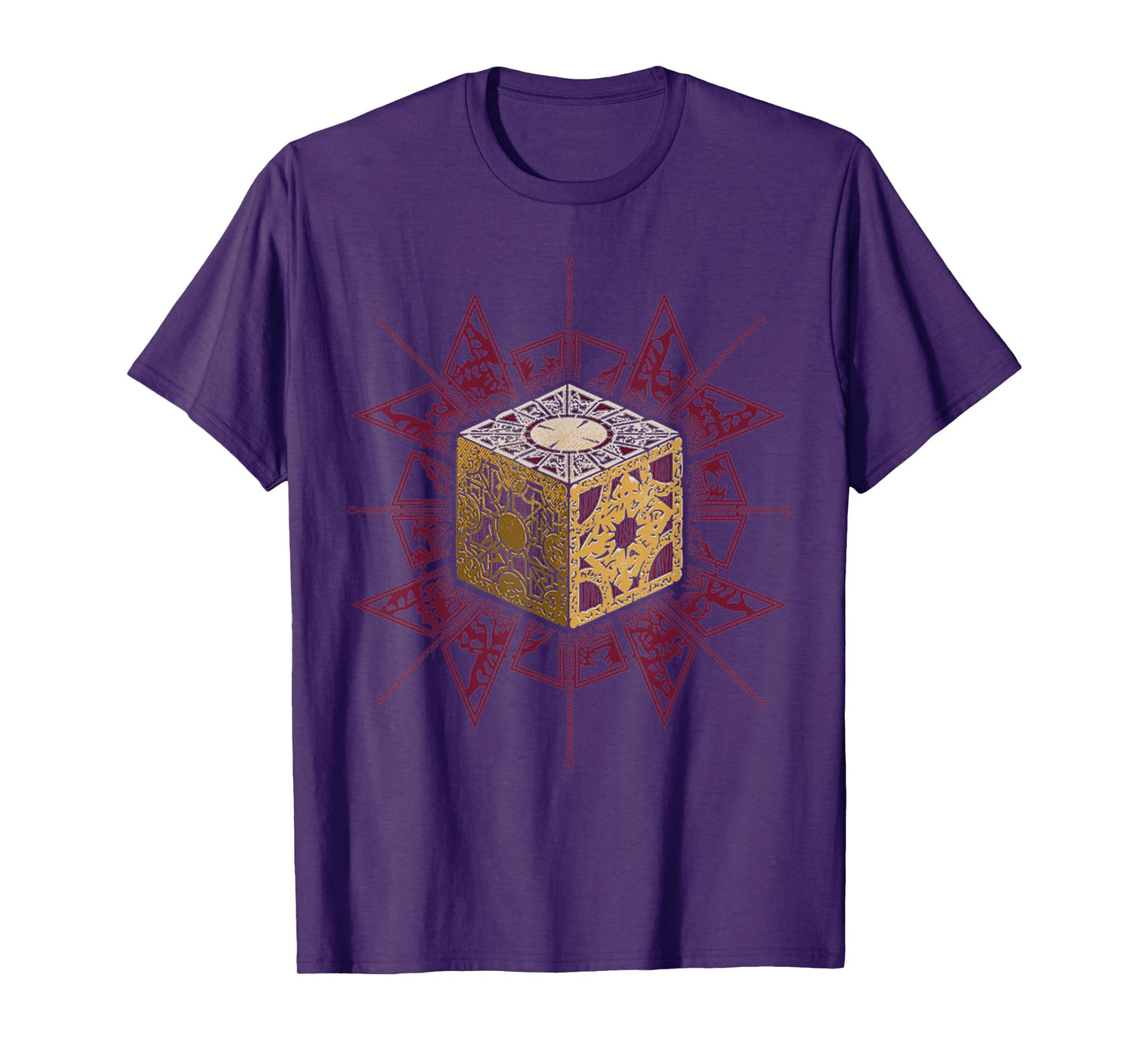 Vintage Funny Horror Gift Retro Classic Game Gift Puzzle Box T-Shirt