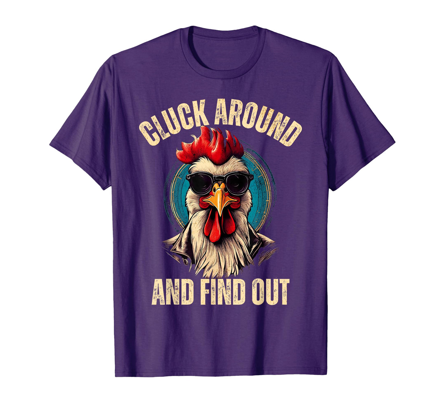 Cluck around and find out funny gangster rooster tee T-Shirt