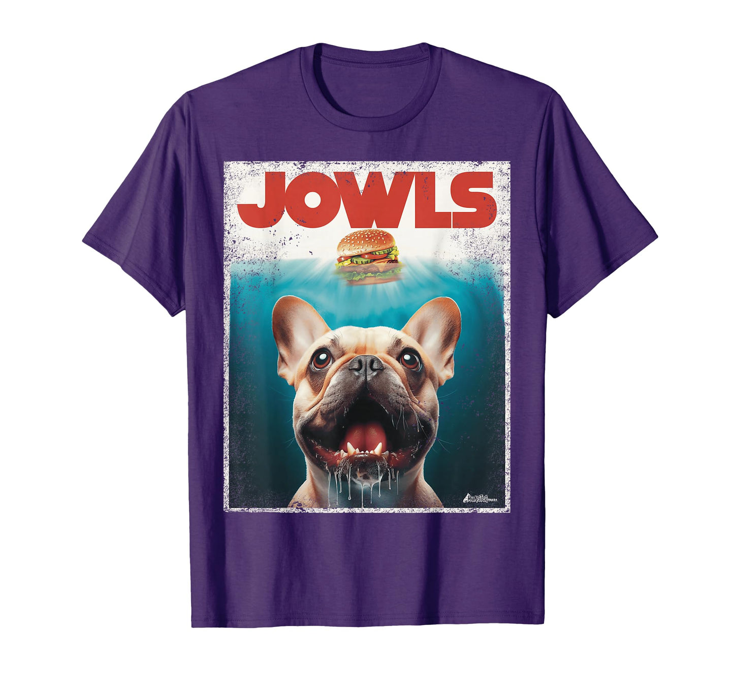 Funny Tan Frenchie Jowls, Fawn French Bulldog Mom Top, Dad T-Shirt