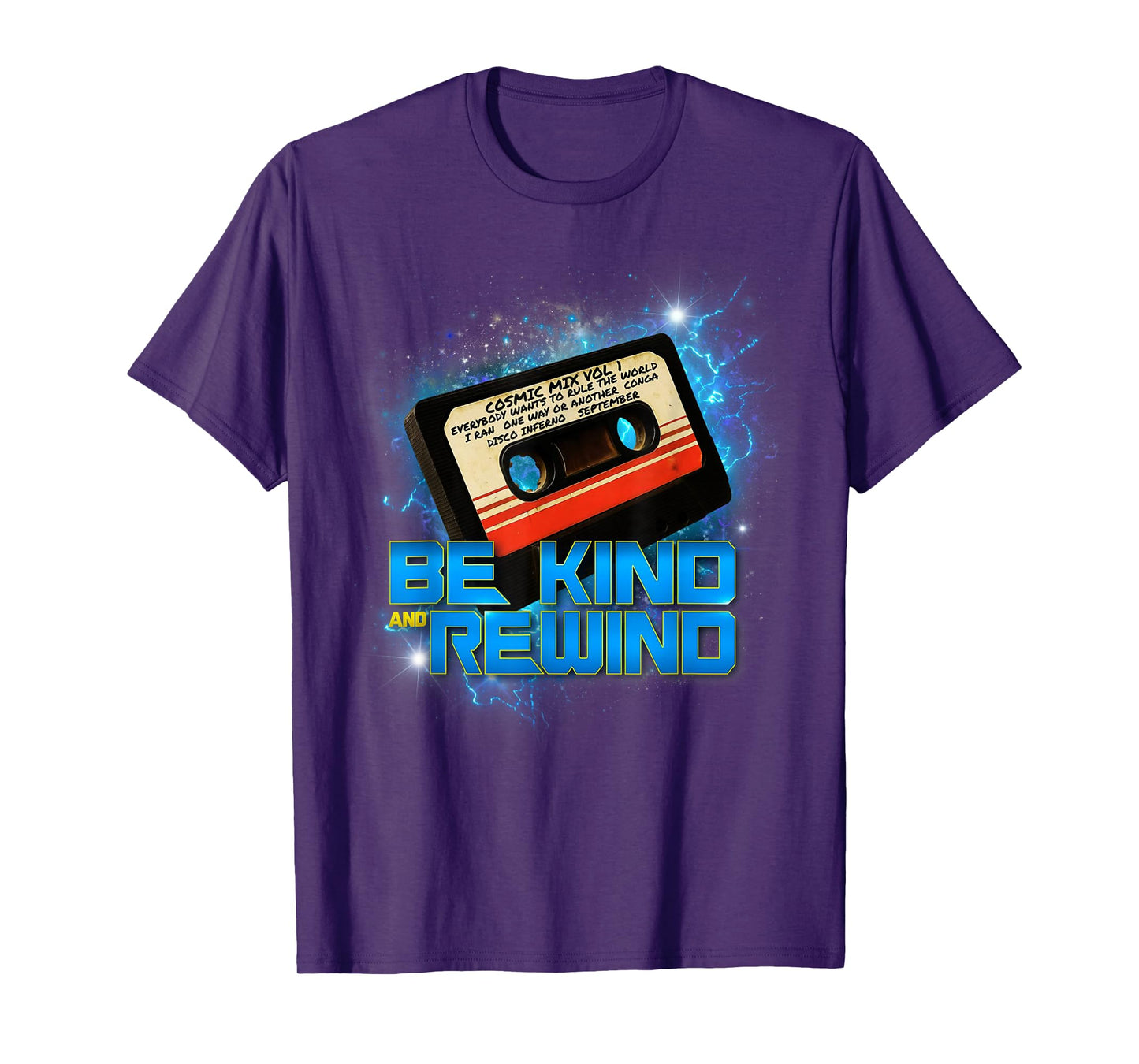 Be Kind and Rewind Retro Cassette Cosmic Remix T-Shirt