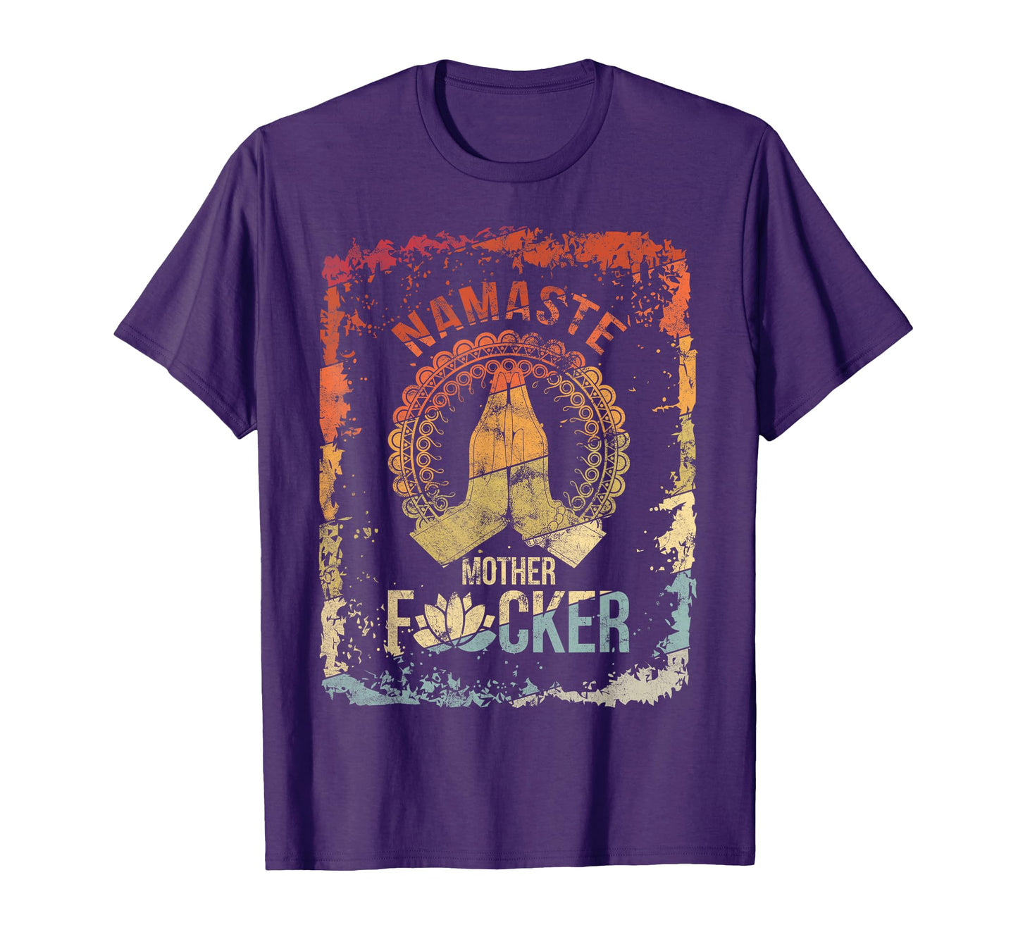 Yoga Namaste Mother F Vintage T-Shirt