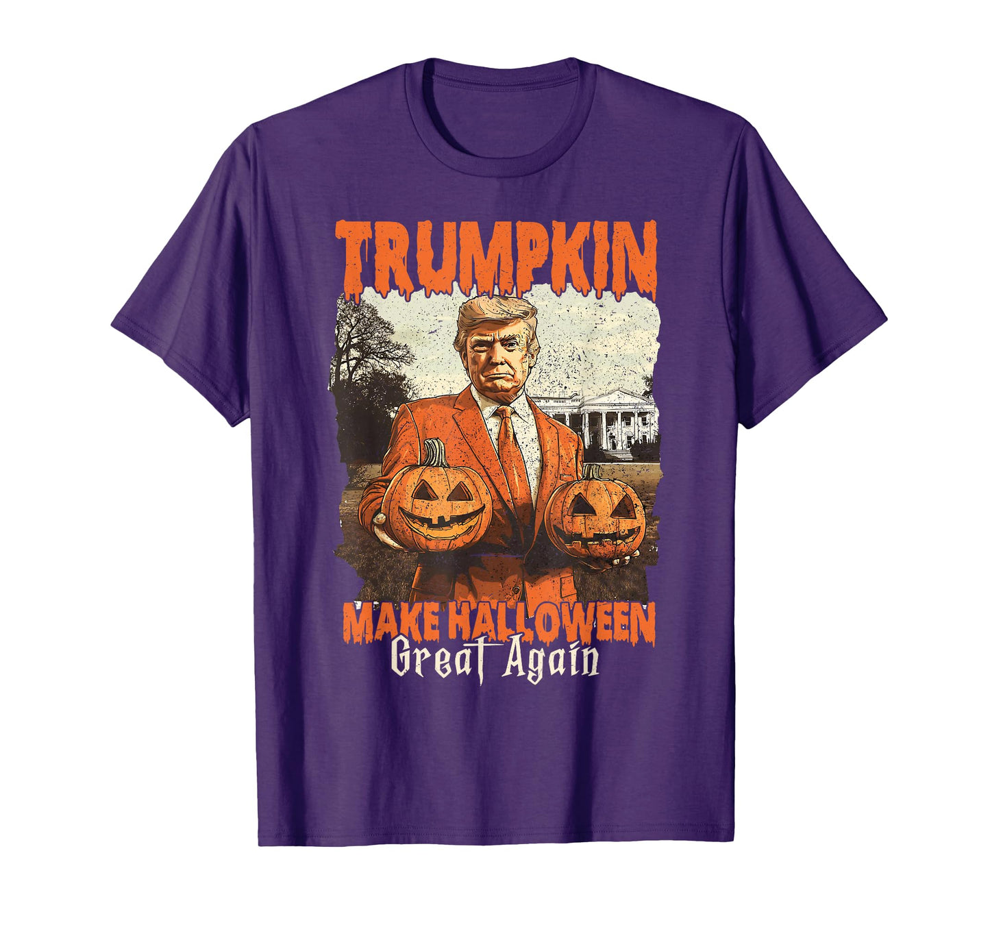 Trumpkin Make Halloween Great Again Funny Jack O Lantern T-Shirt