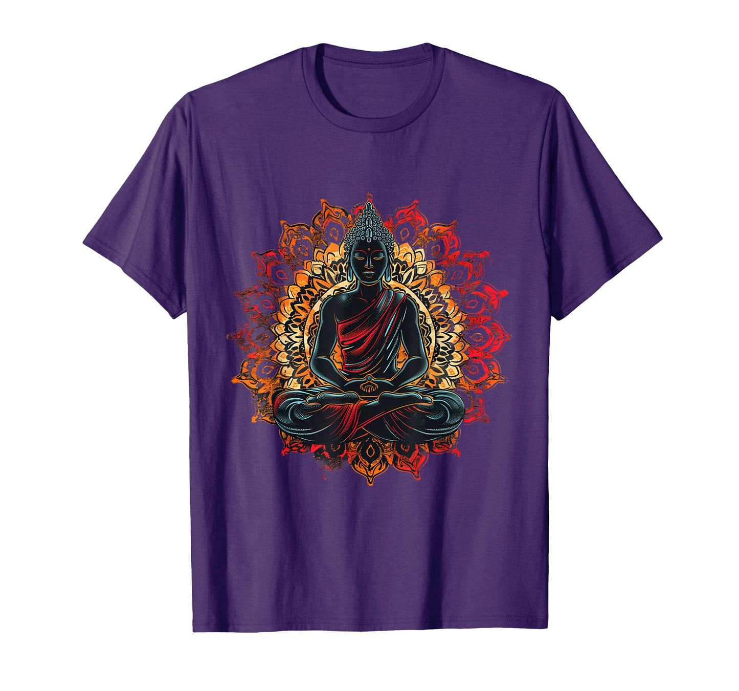 Meditation Hindu Zen Buddha Mandala Spiritual Buddhist T-Shirt