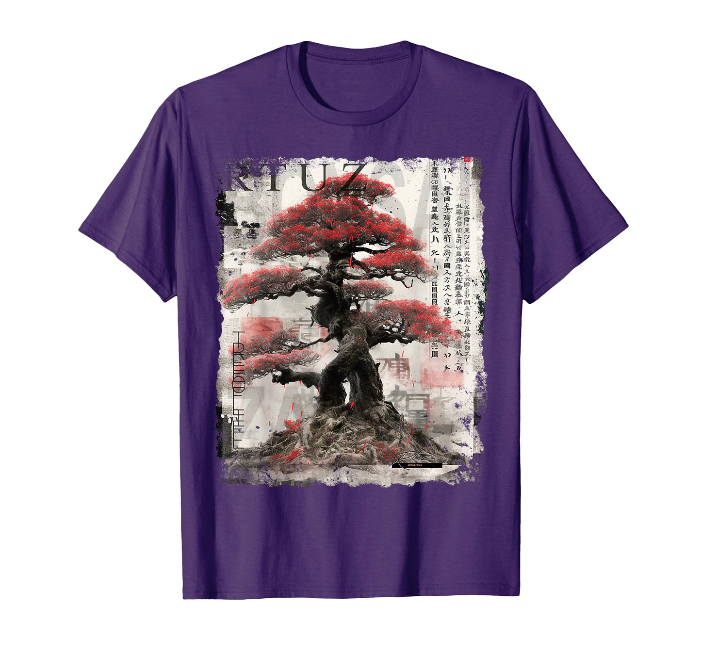 Hip Hop Y2K Vintage Hipster Edgy Urban Streetwear Bonsai T-Shirt