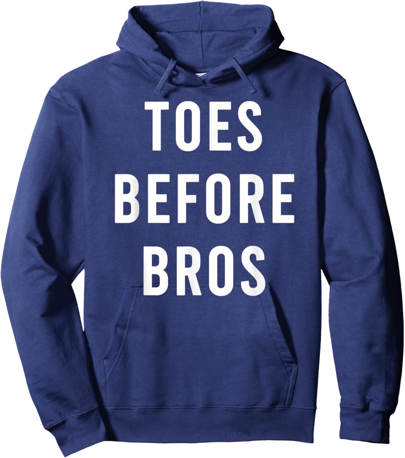 Manicured Toes Before Best Bros Funny Foot Care Hoodie - Hoodie | Navy