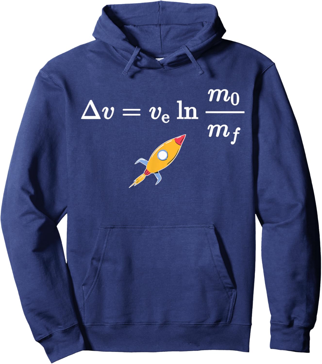 Rocket equation, yes it is rocket science Hoodie - Hoodie | Navy