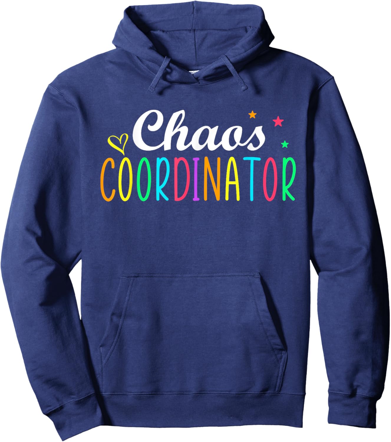 Chaos Coordinator Graphic Women Men Preschool Teacher Hoodie - Hoodie | Navy