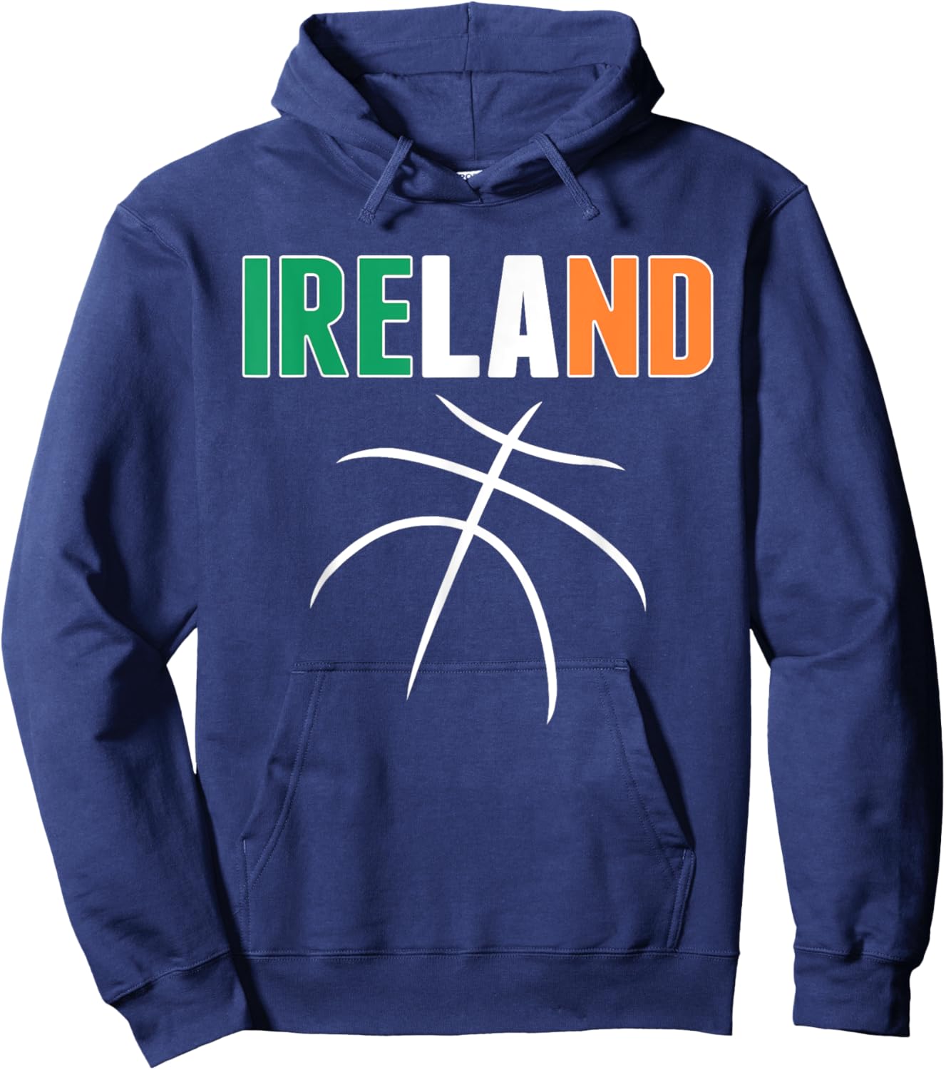 Ireland Basketball Lovers Jersey - Irish Flag Summer Sports Men Women Kids Hoodie - Hoodie | Navy