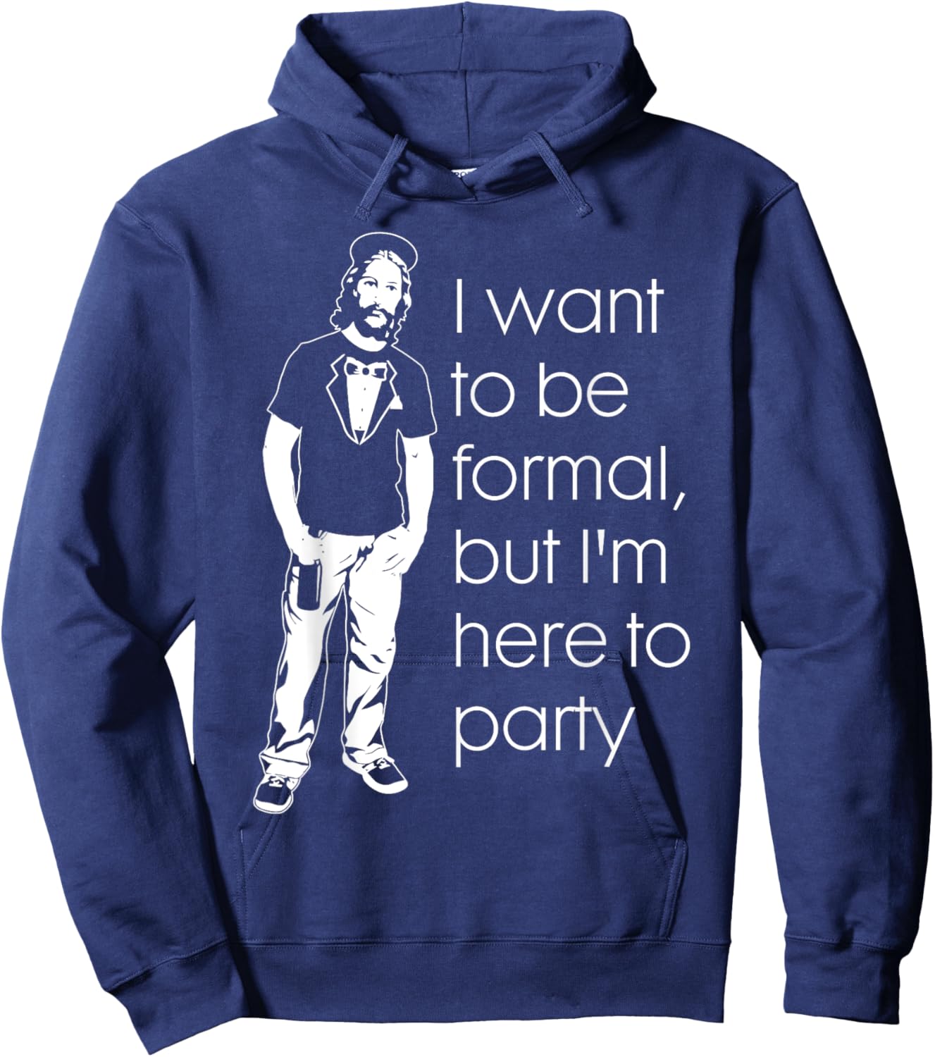 Tuxedo Jesus Hoodie - Hoodie | Navy