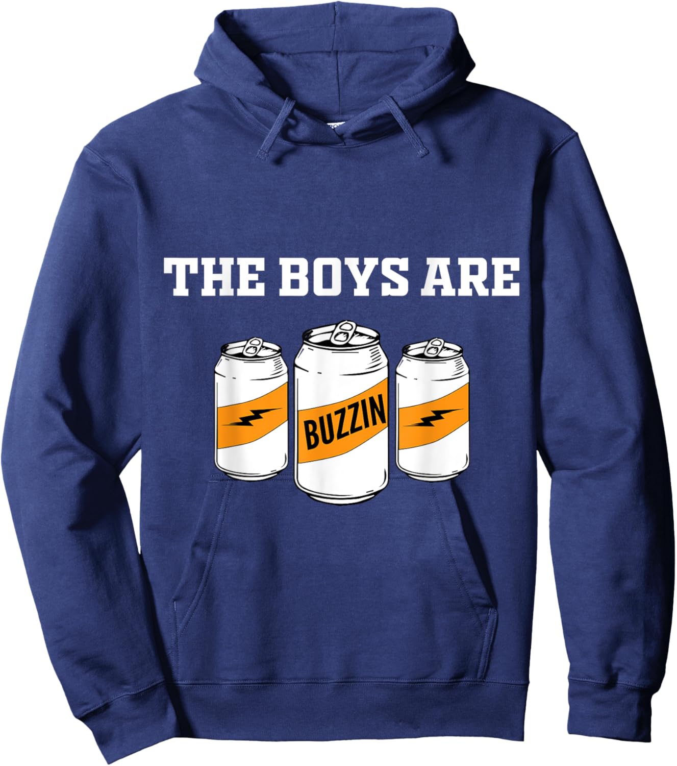 The Boys are Buzzin Hanging With The Boys Hoodie - Hoodie | Navy