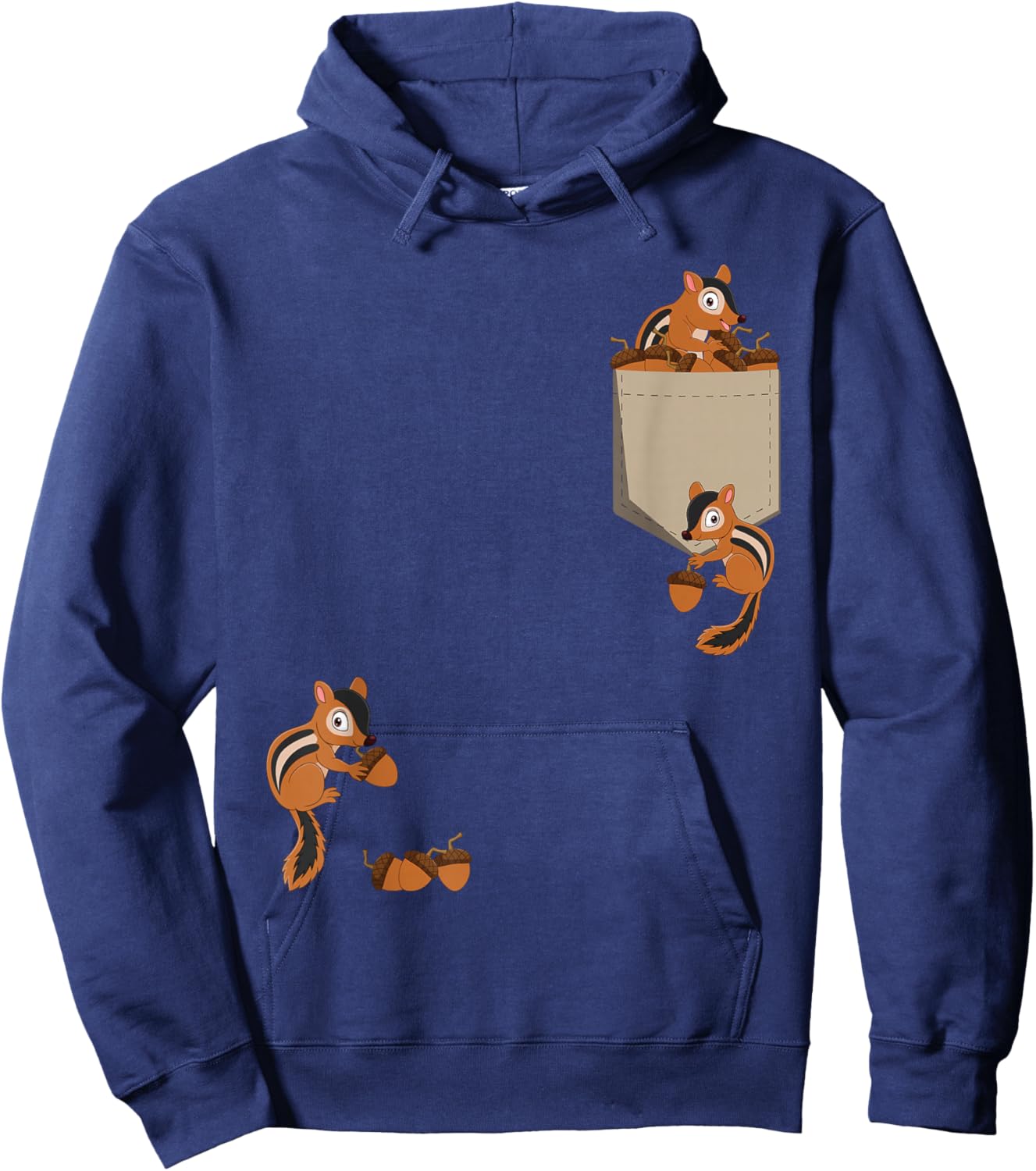 Cute Climbing Squirrels - Rodent Squirrel Lover Animal Hoodie - Hoodie | Navy