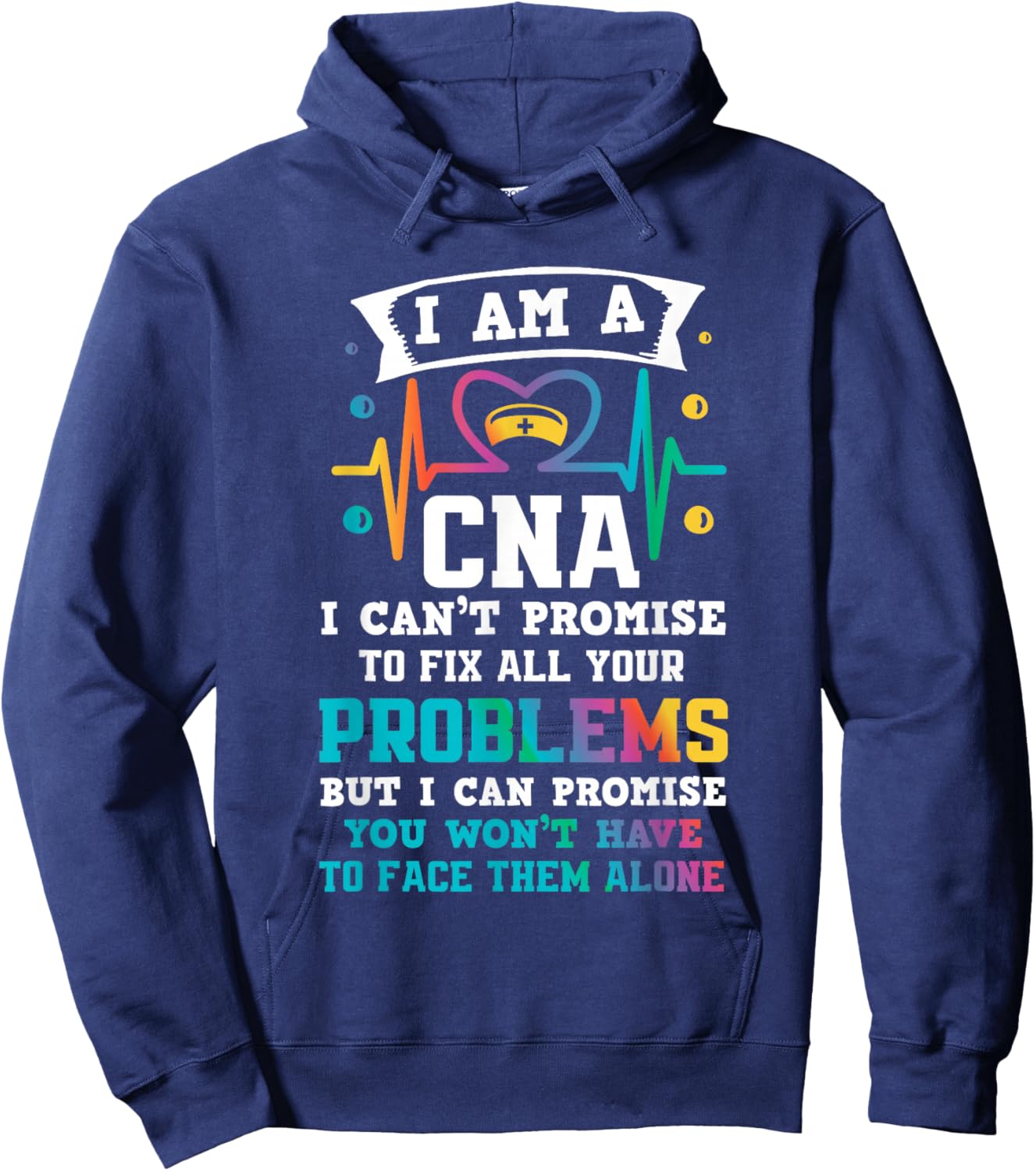 Funny CNA Nurse Hoodie - Hoodie | Navy
