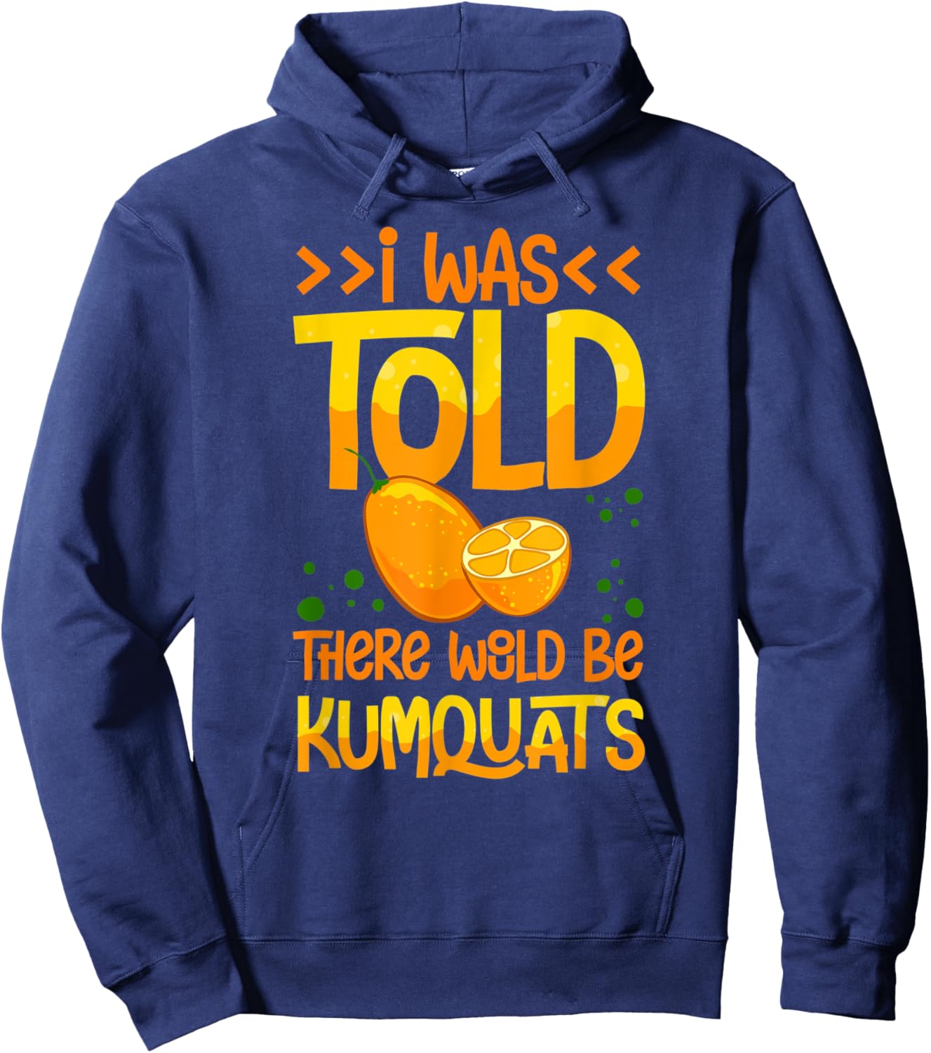 Kumquat Tree Fruit Recipes Orange Plant Marmalade Hoodie - Hoodie | Navy