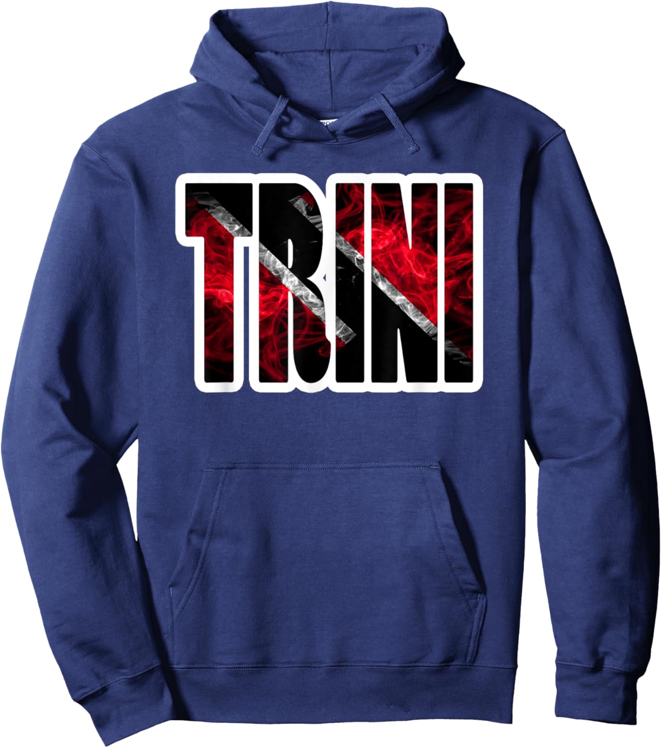 Trinidad Flag Carnival Soca Trini Fete Trinidad and Tobago Hoodie - Hoodie | Navy