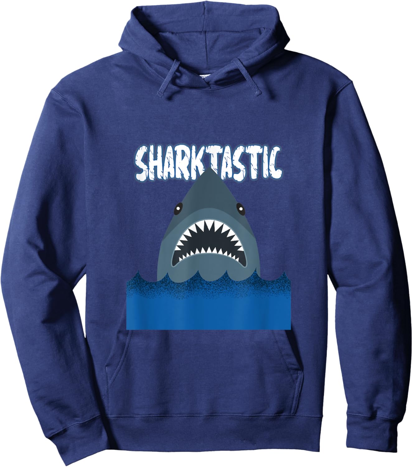 Sharktastic, Shark Hoodie - Hoodie | Navy