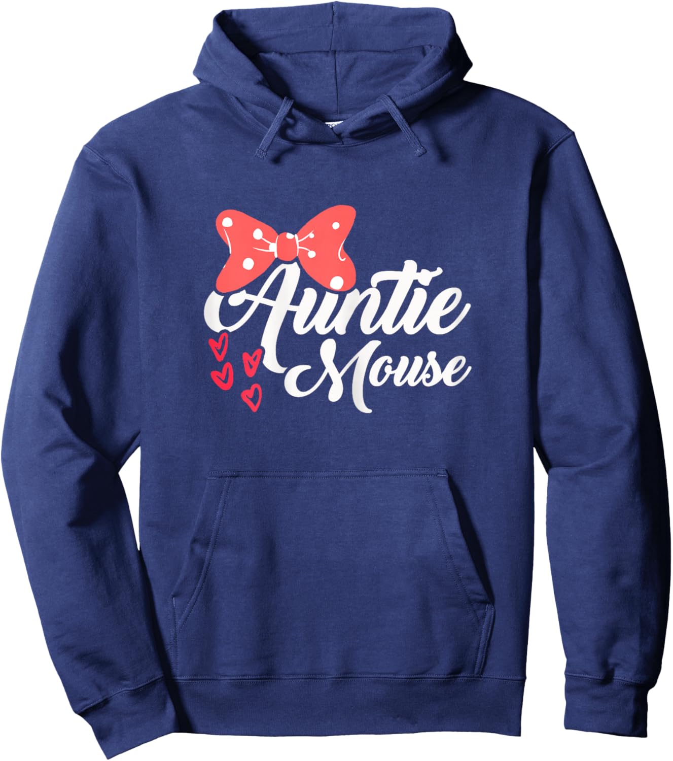 Cute Auntie Mouse | Niece Nephew | Aunt Hoodie - Hoodie | Navy