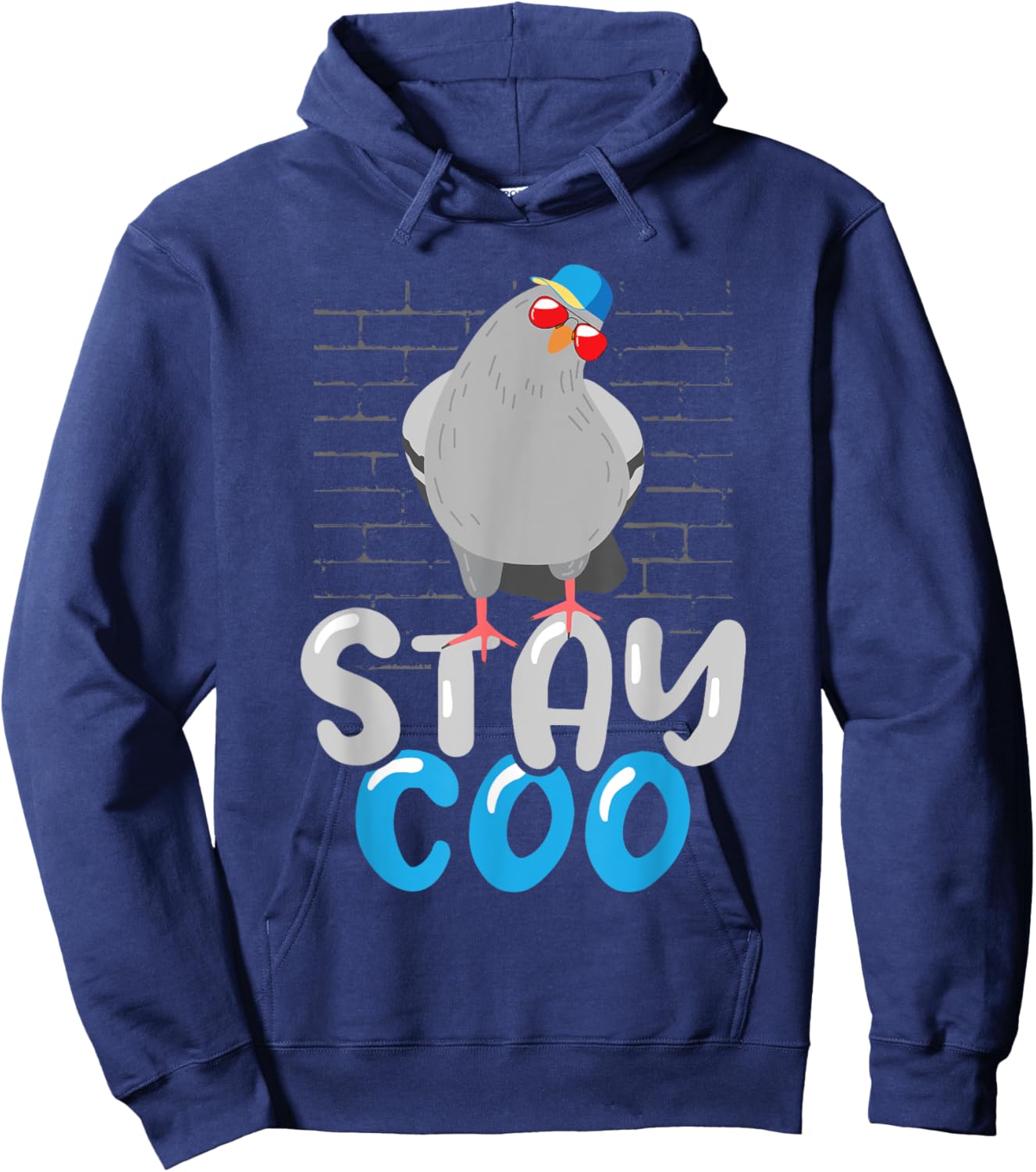 Stay Coo - Birdwatcher Pigeon Whisperer Bird Lover Racing Hoodie - Hoodie | Navy
