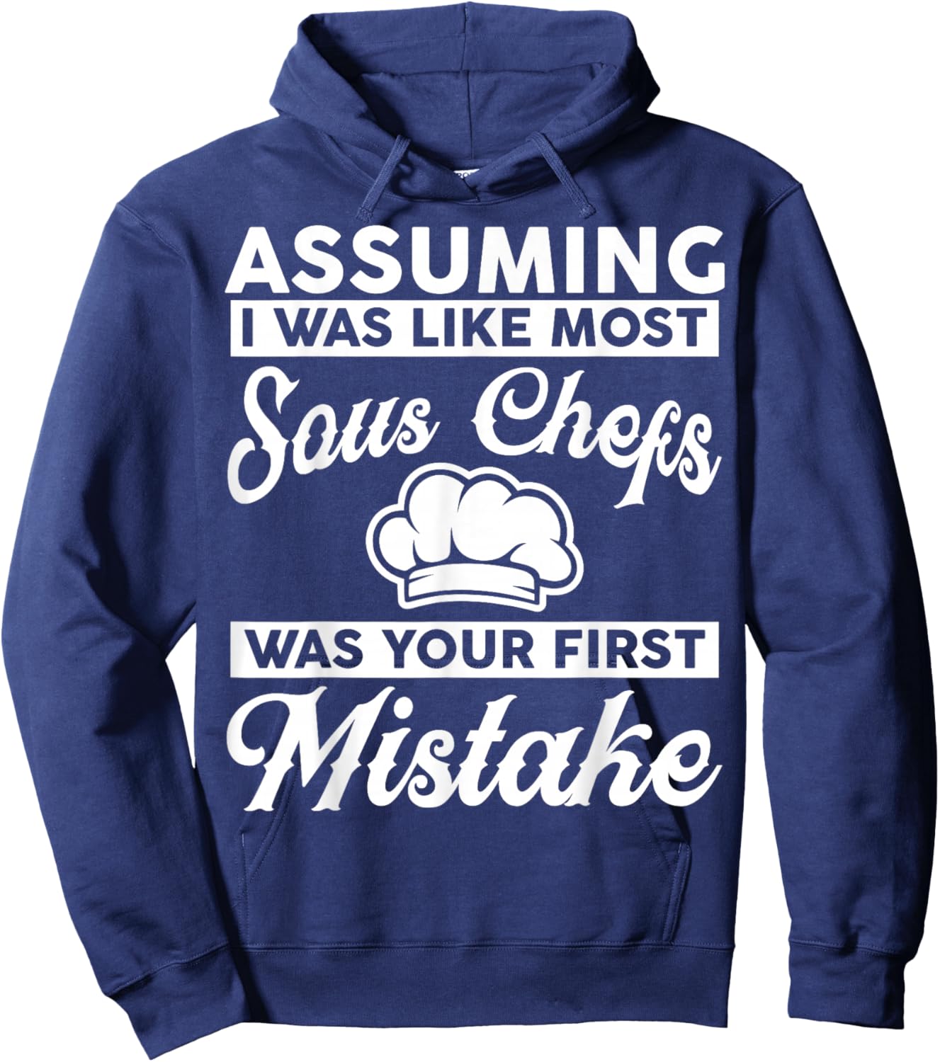 Sous Chef Apparel - Amazing Funny Chefs Design Hoodie - Hoodie | Navy