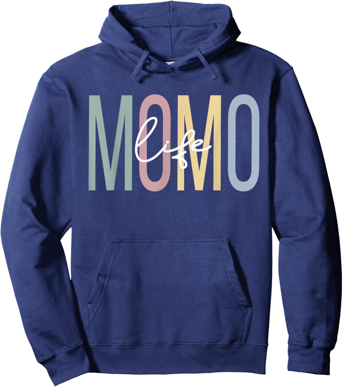 Momo Life Momo Grandma Boho Momo Grandmother Hoodie - Hoodie | Navy