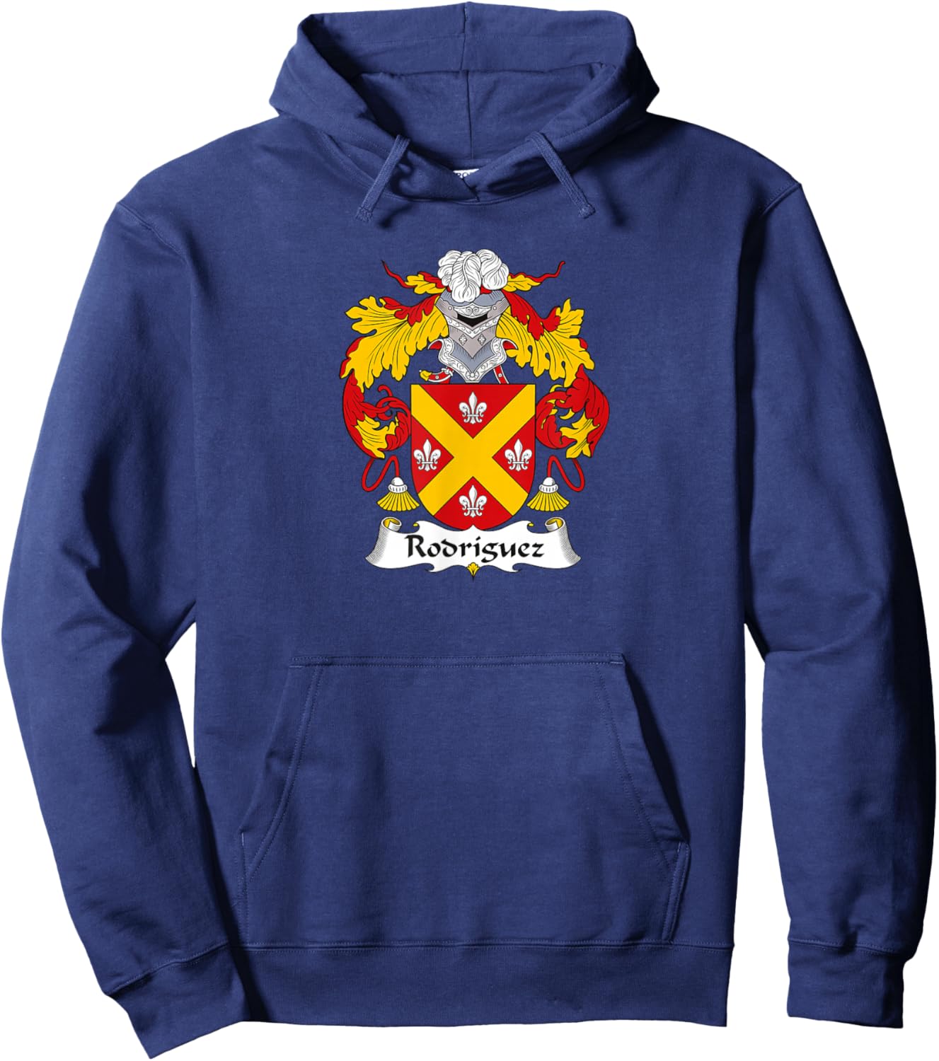 Rodriguez Coat of Arms - Family Crest Hoodie - Hoodie | Navy